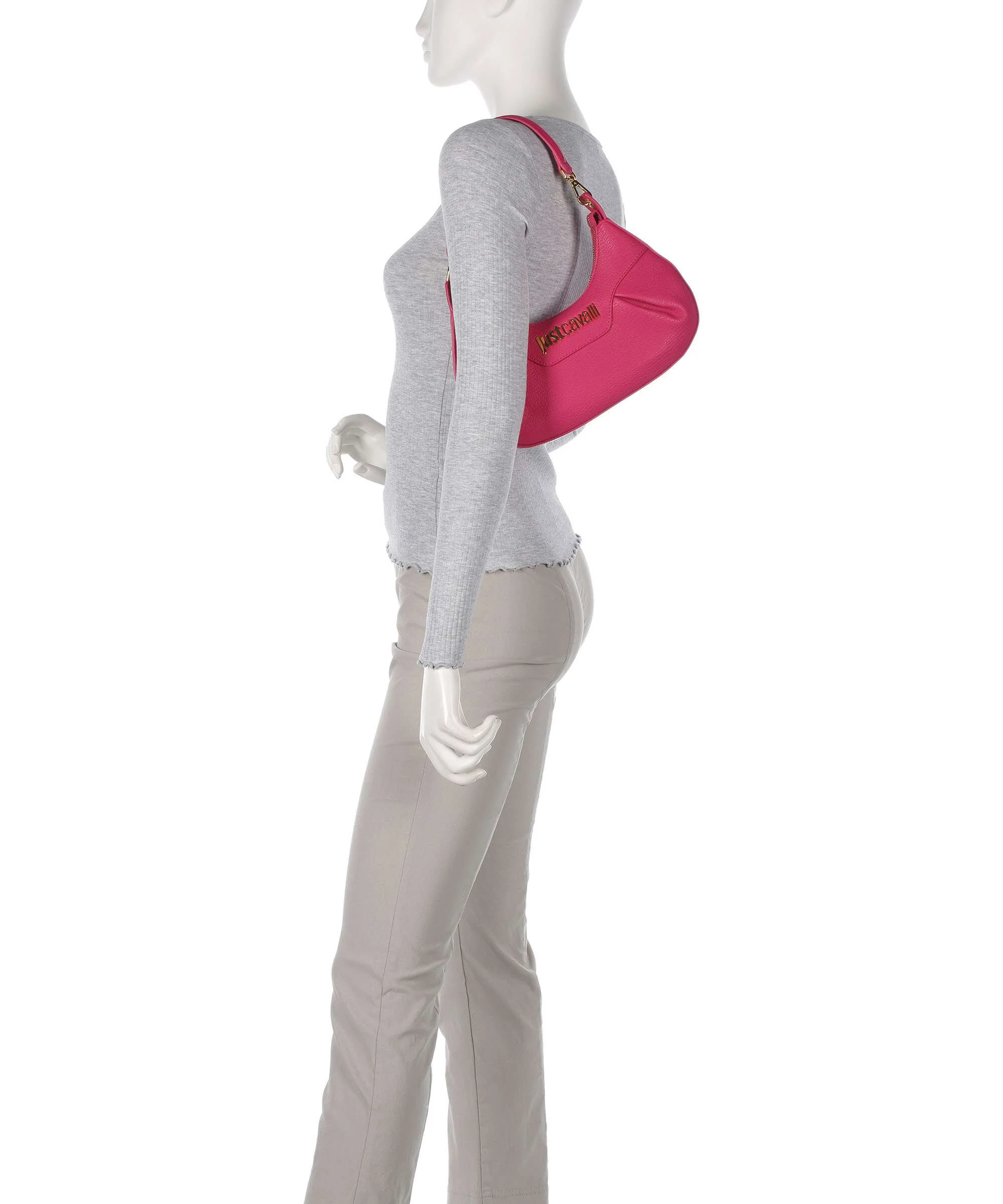 Just Cavalli Soft Basic Torba na ramię rose red - Image 3