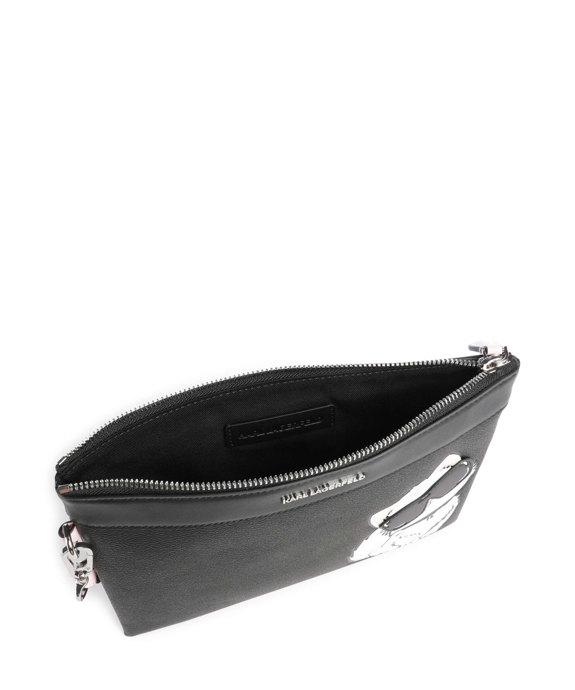 Karl Lagerfeld Ikon Choupette Torebka na nadgarstek black - Image 6