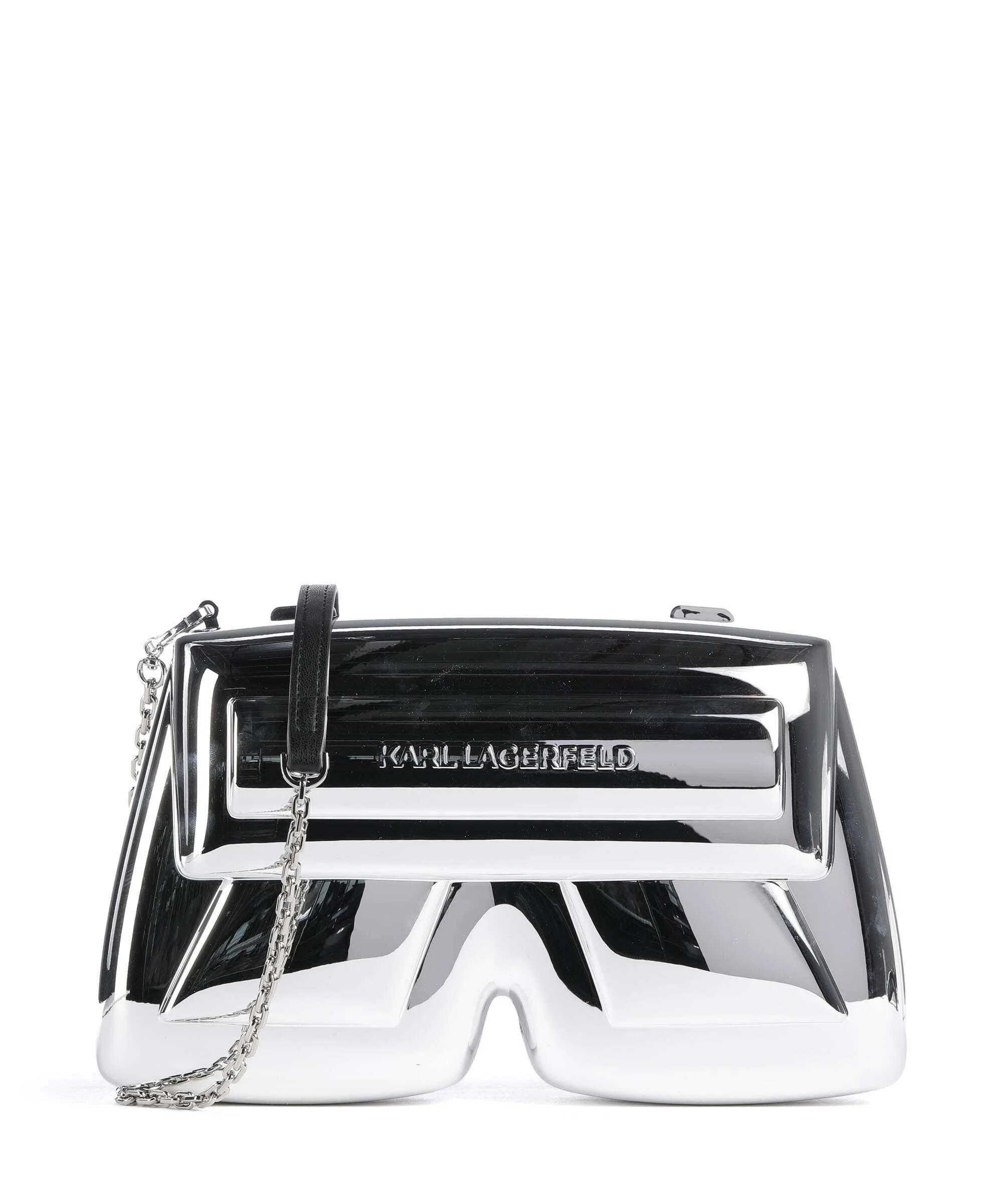 Karl Lagerfeld Ikon K Torba przez ramię silver metal