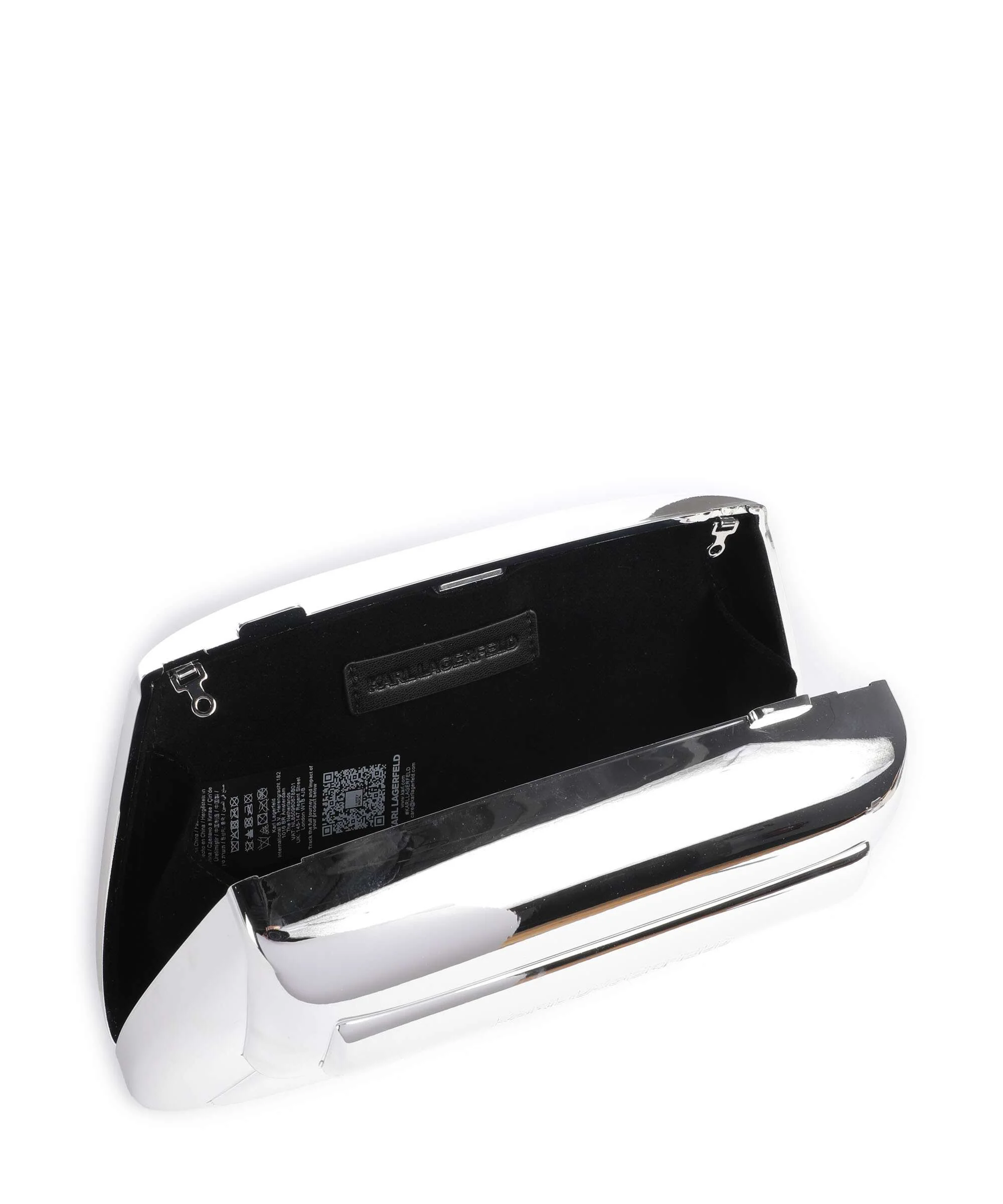 Karl Lagerfeld Ikon K Torba przez ramię silver metal - Image 6