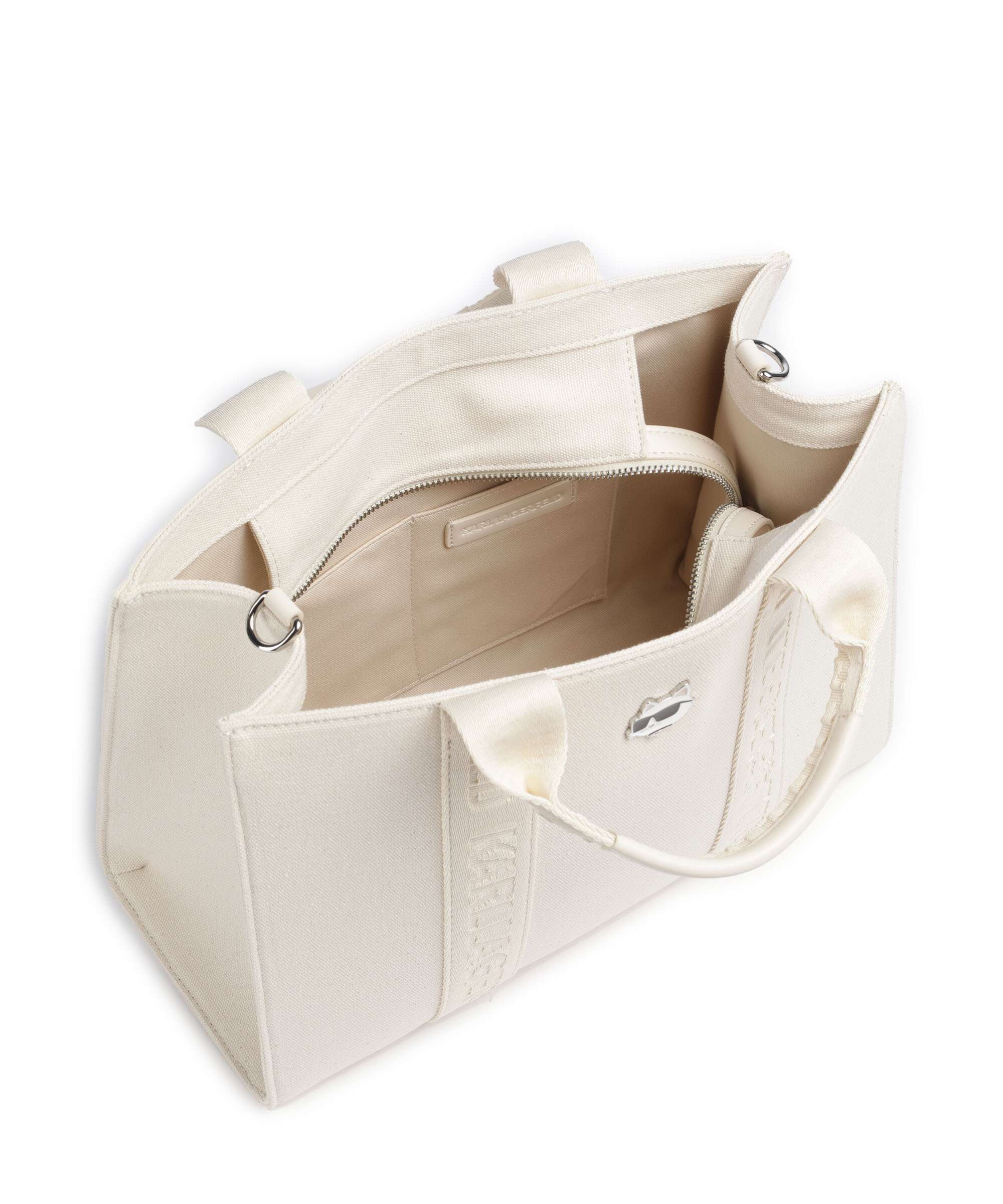 Karl Lagerfeld Ikon Medium Torebka off white - Image 5