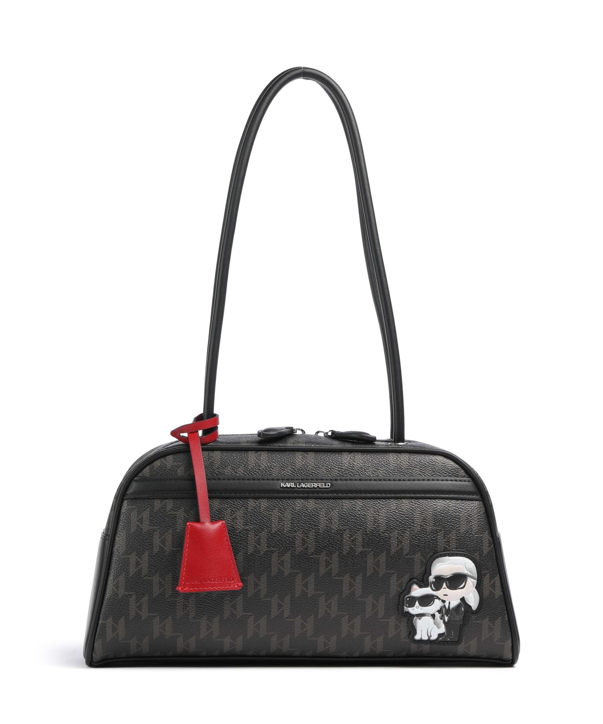 Karl Lagerfeld Ikon Monogram Torba na ramię brown/kl mono