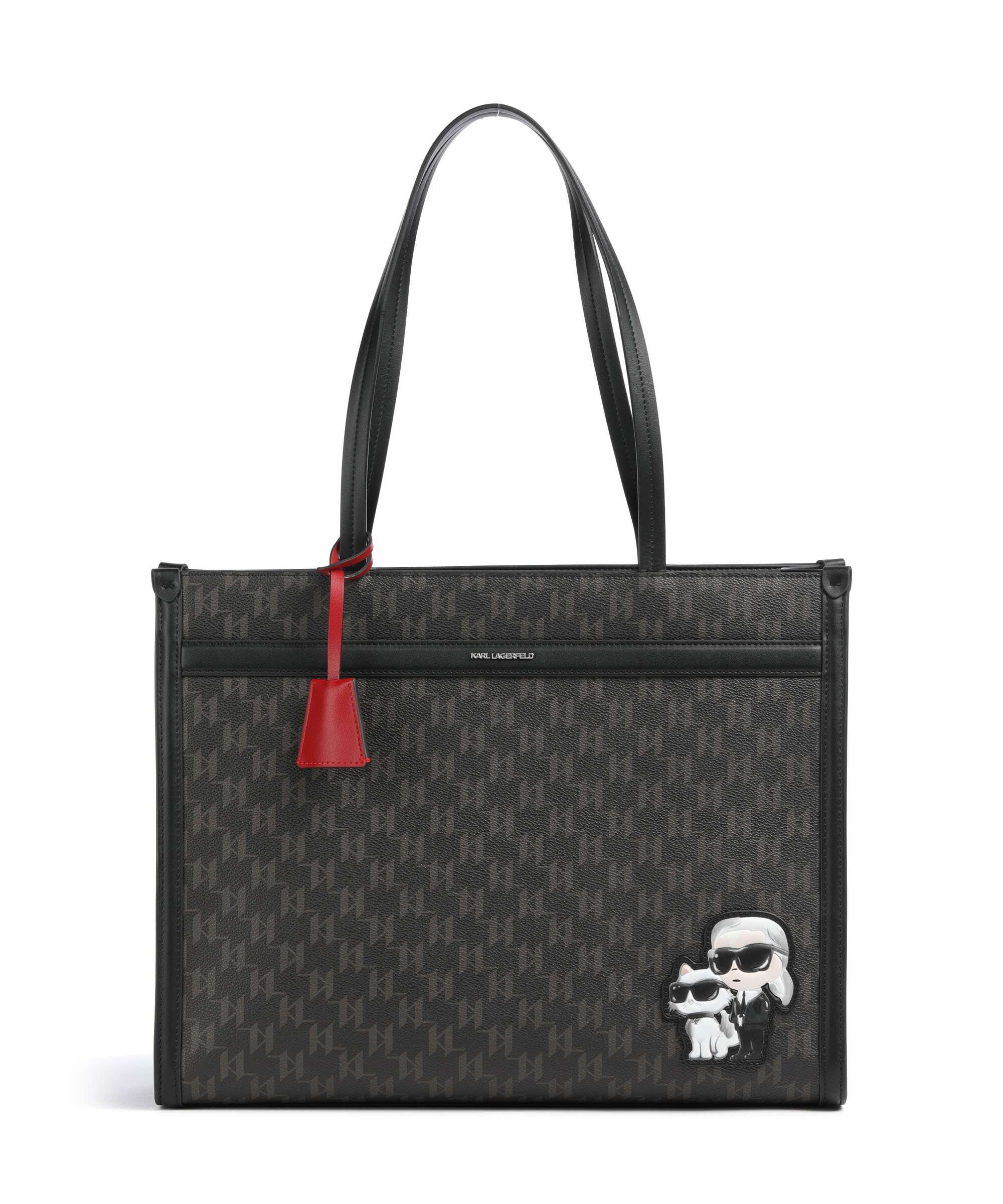 Karl Lagerfeld Ikon Monogram Torba na zakupy brown/kl mono