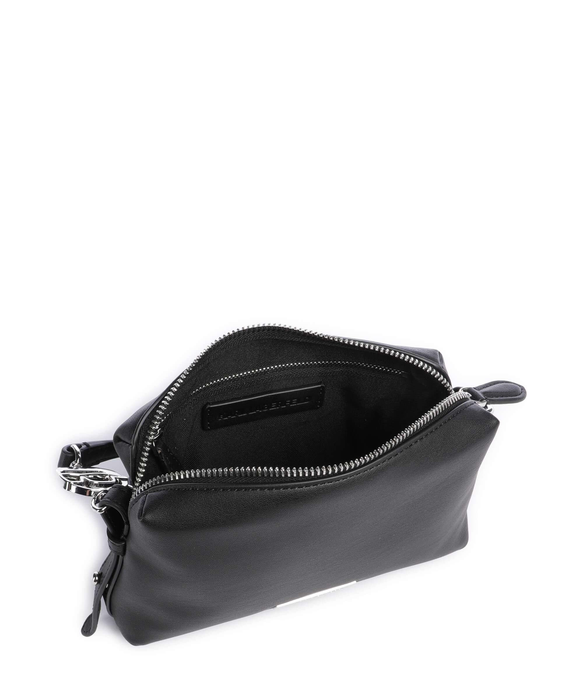 Karl Lagerfeld Ikon Smooth Torba przez ramię black - Image 6