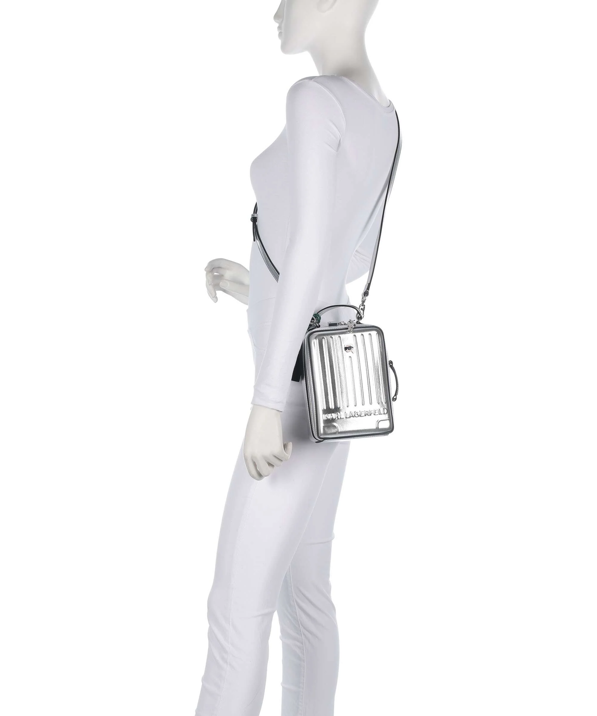 Karl Lagerfeld Ikon Torba przez ramię silver - Image 3