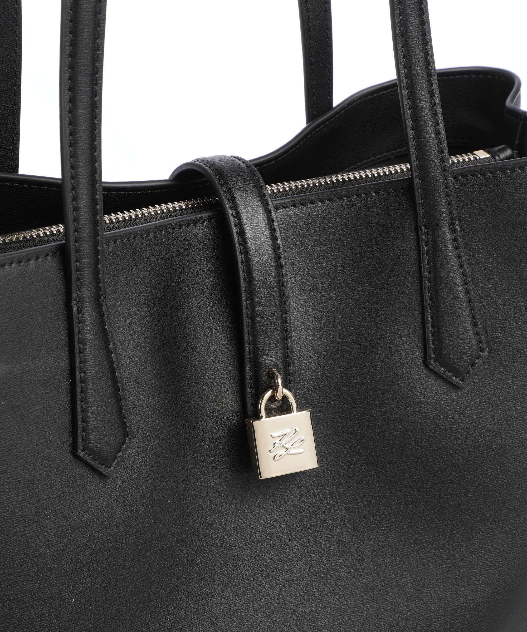 Karl Lagerfeld K/Autograph Medium Torba na zakupy black/gold - Image 4