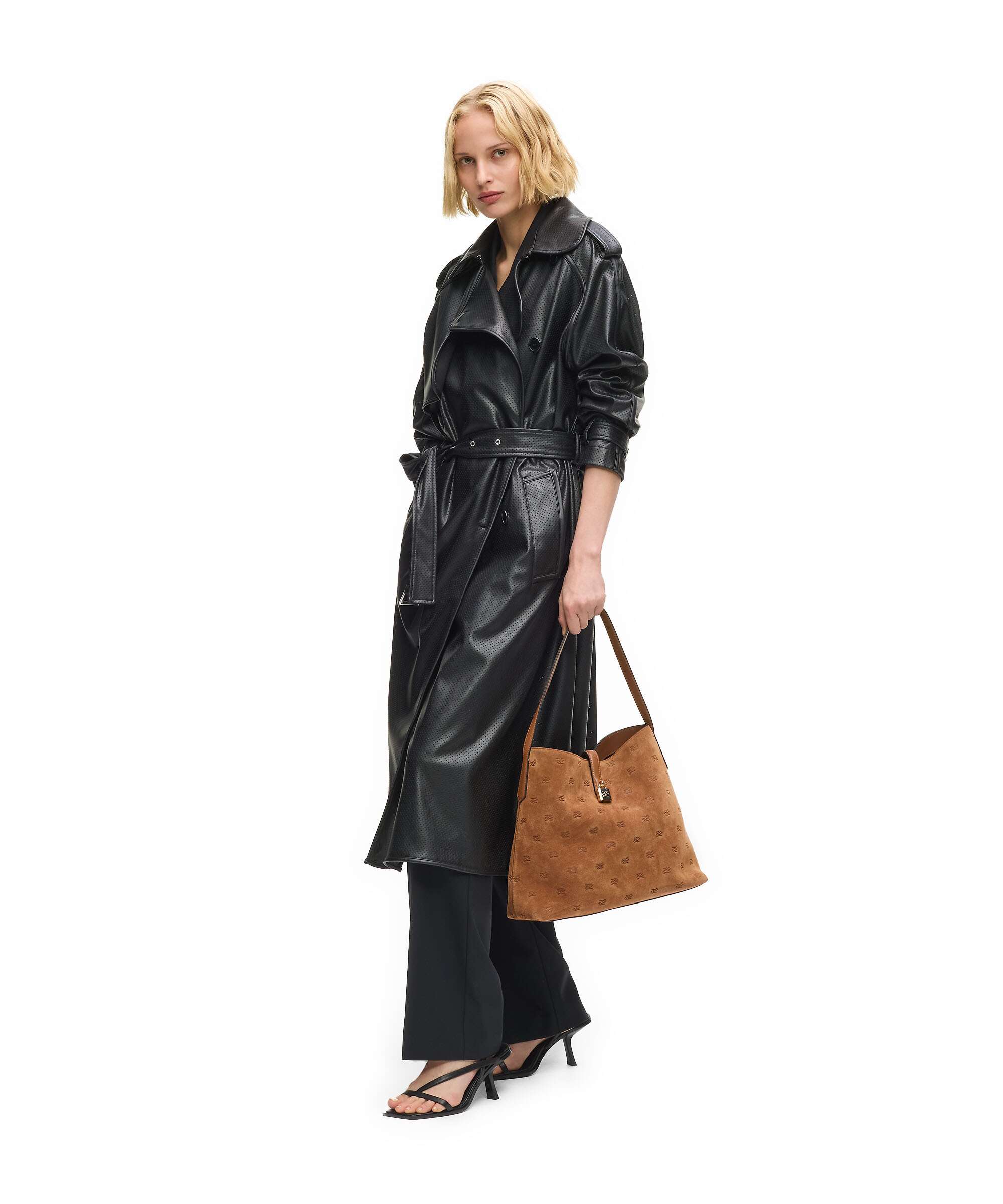 Karl Lagerfeld K/Autograph Torebka worek dark tan - Image 3