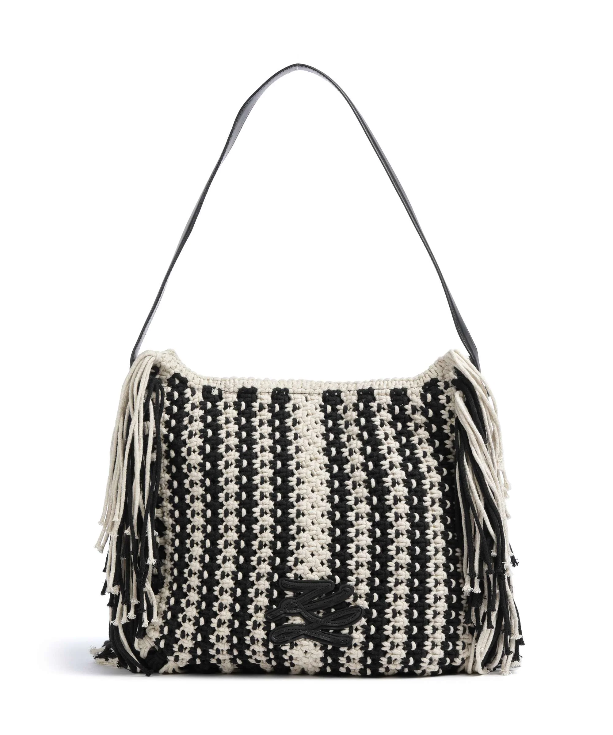 Karl Lagerfeld K/Autograph Torebka worek black/white