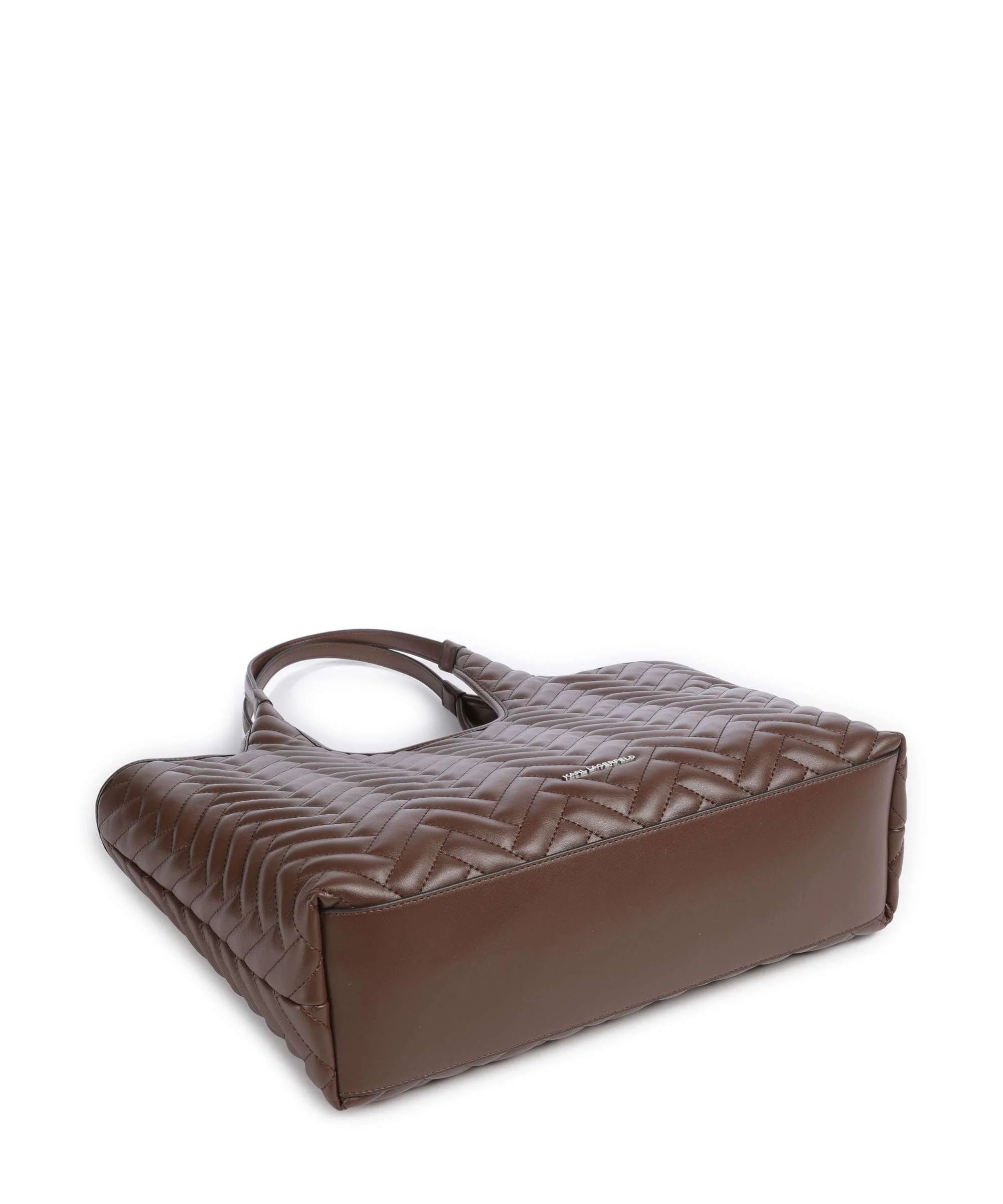 Karl Lagerfeld K/Brick Medium Torba na zakupy dark friar brown - Image 4