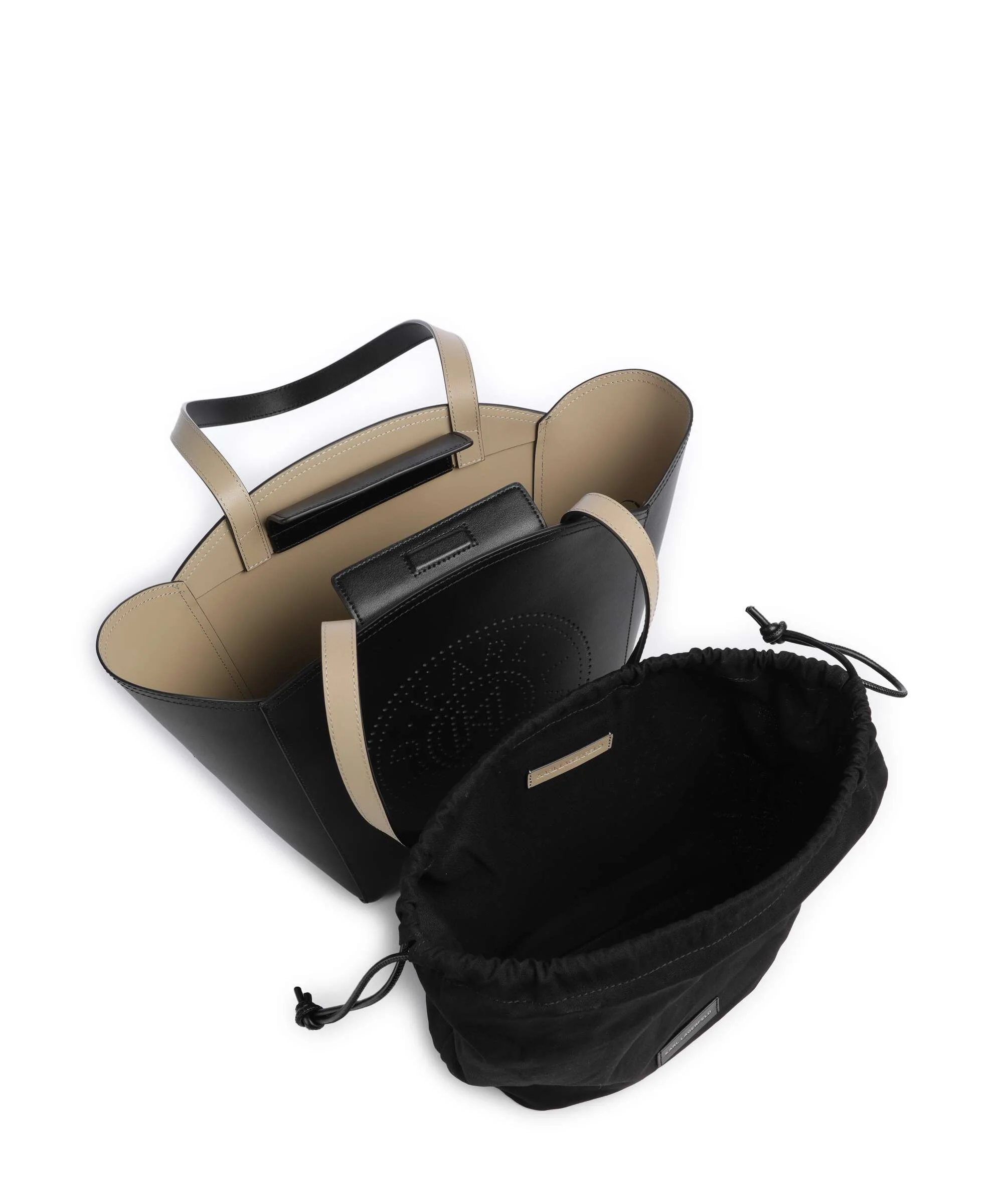 Karl Lagerfeld K/Circle Medium Torba na zakupy black/nickel - Image 5