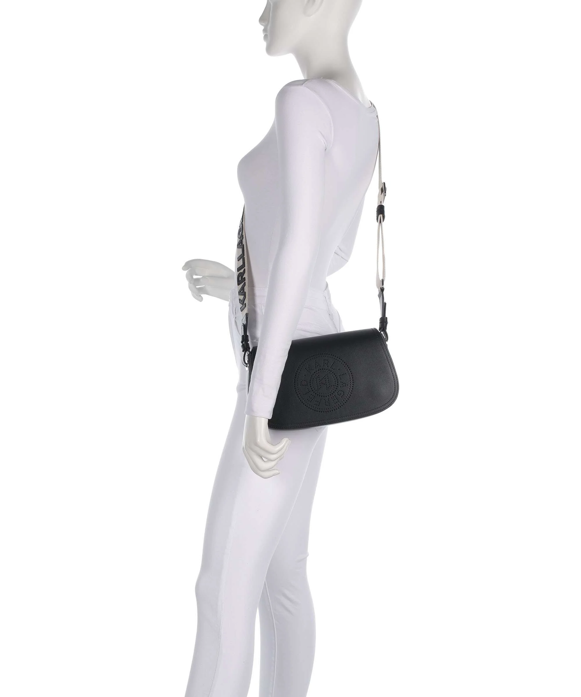 Karl Lagerfeld K/Circle Torba przez ramię black/nickel - Image 3