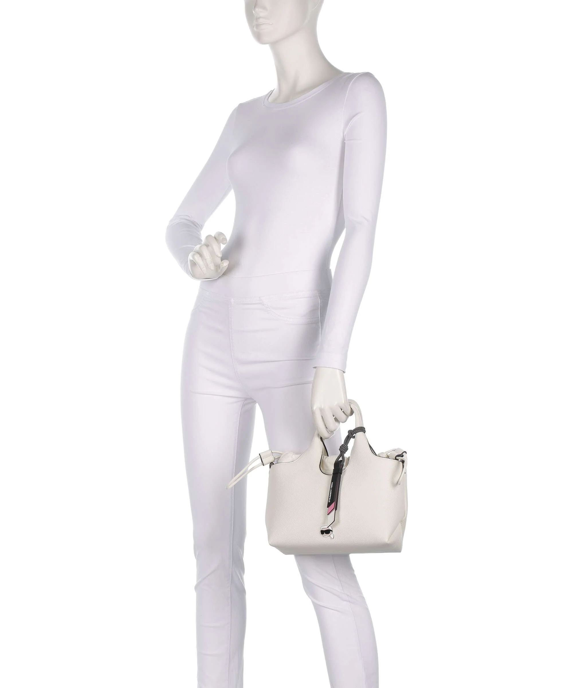 Karl Lagerfeld K/Ikon Small Torebka offwhite - Image 3