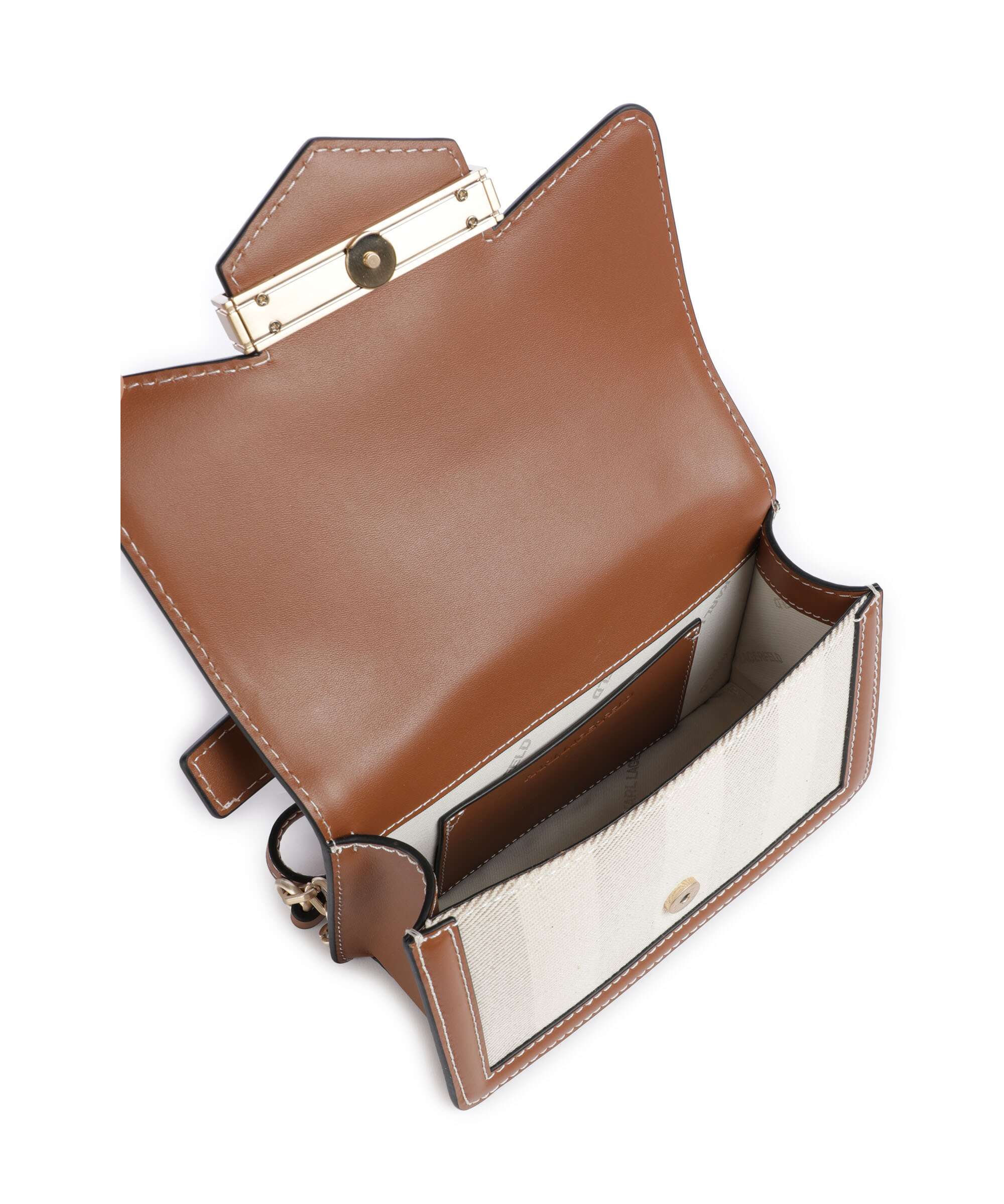 Karl Lagerfeld K/Nova Small Torba przez ramię natural canvas/tan - Image 6