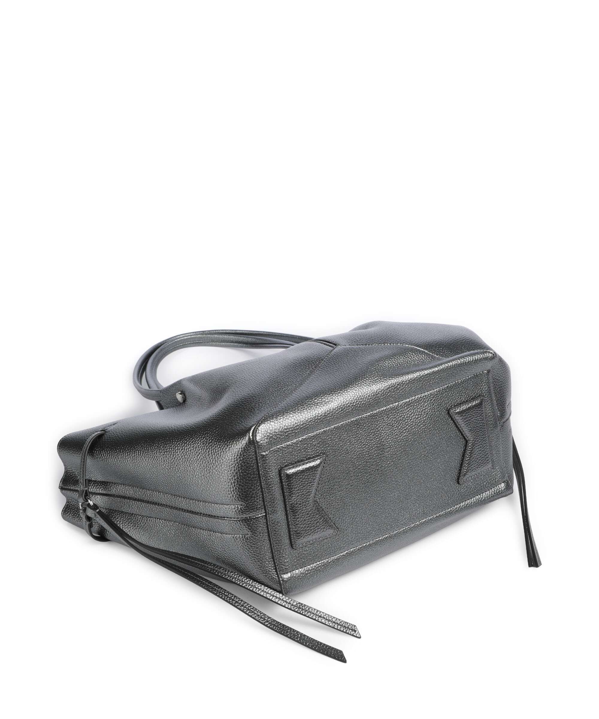 Karl Lagerfeld K/Pierced Medium Torba na zakupy gunmetal - Image 4