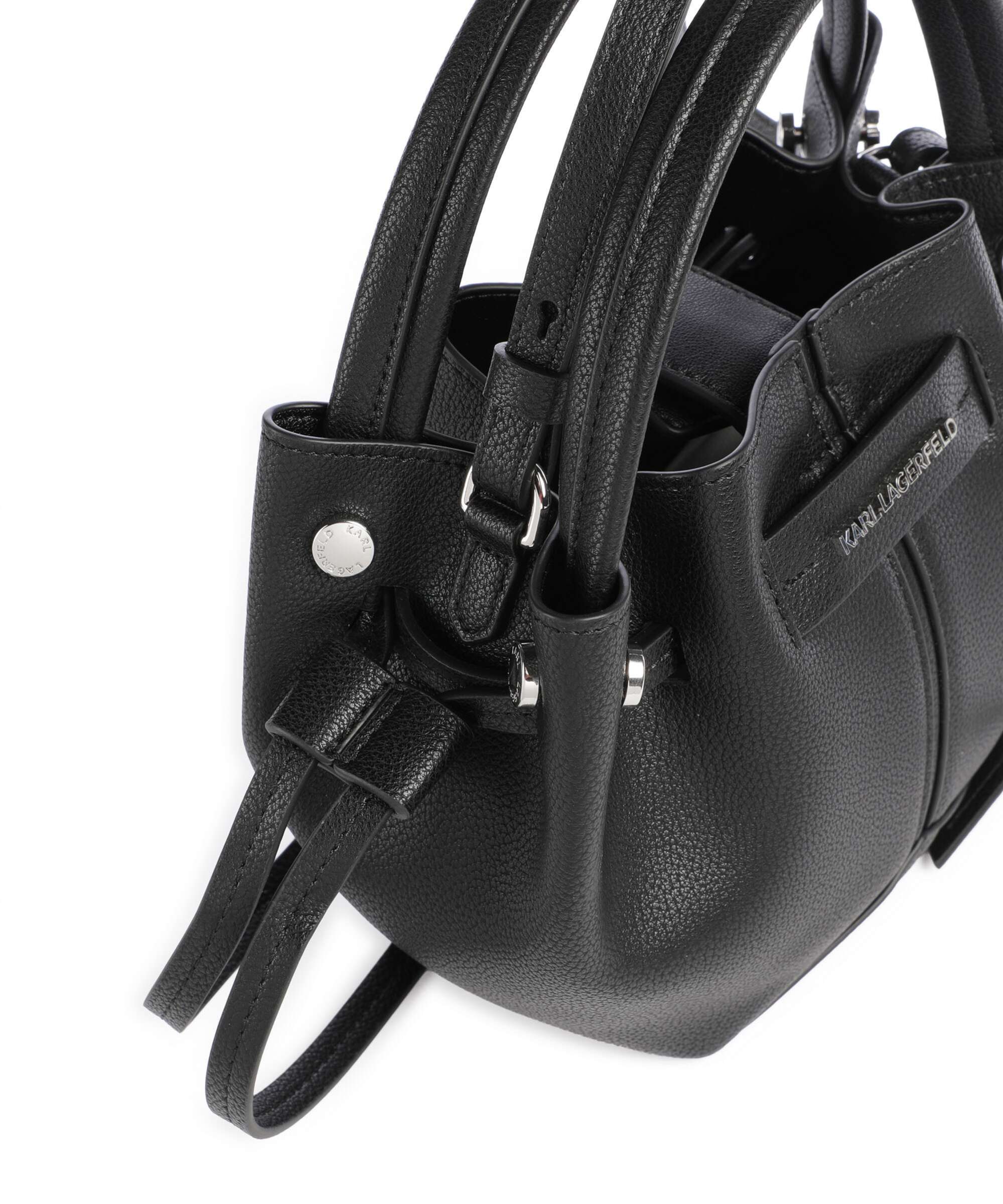 Karl Lagerfeld K/Pierced Mini Torebka black nickel - Image 4