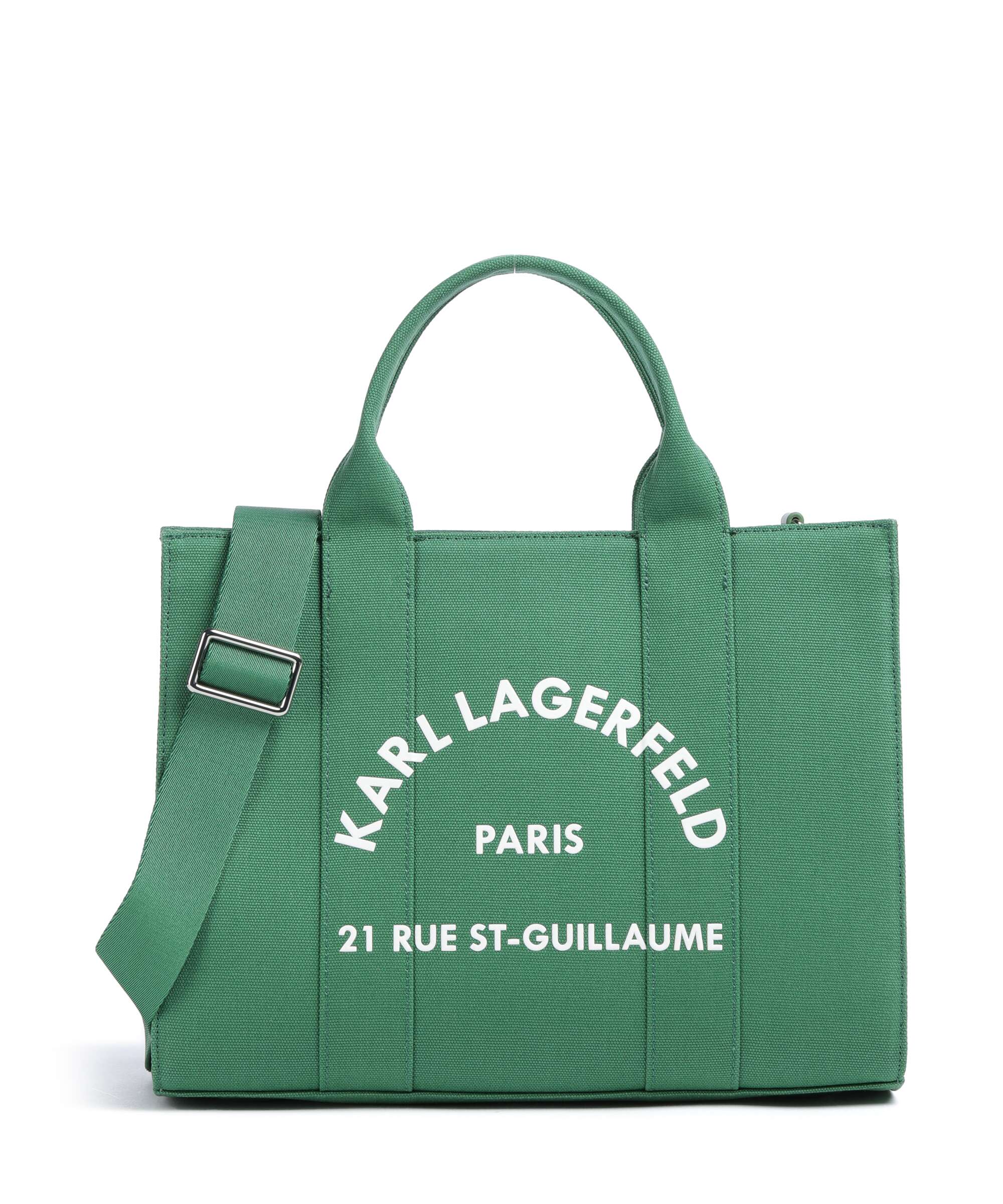 Karl Lagerfeld K/Rue St Guillaume Medium Torebka plant green
