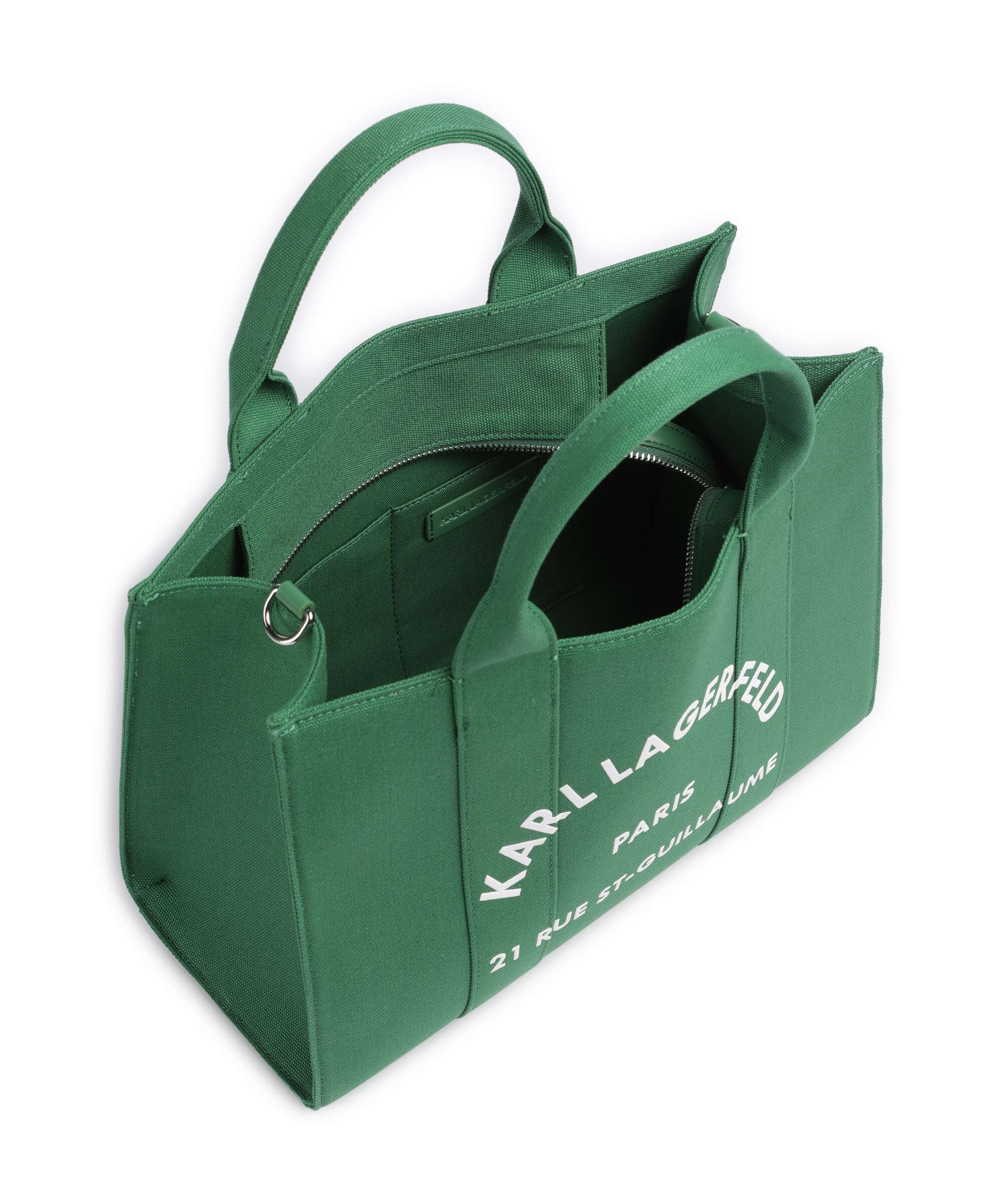 Karl Lagerfeld K/Rue St Guillaume Medium Torebka plant green - Image 5