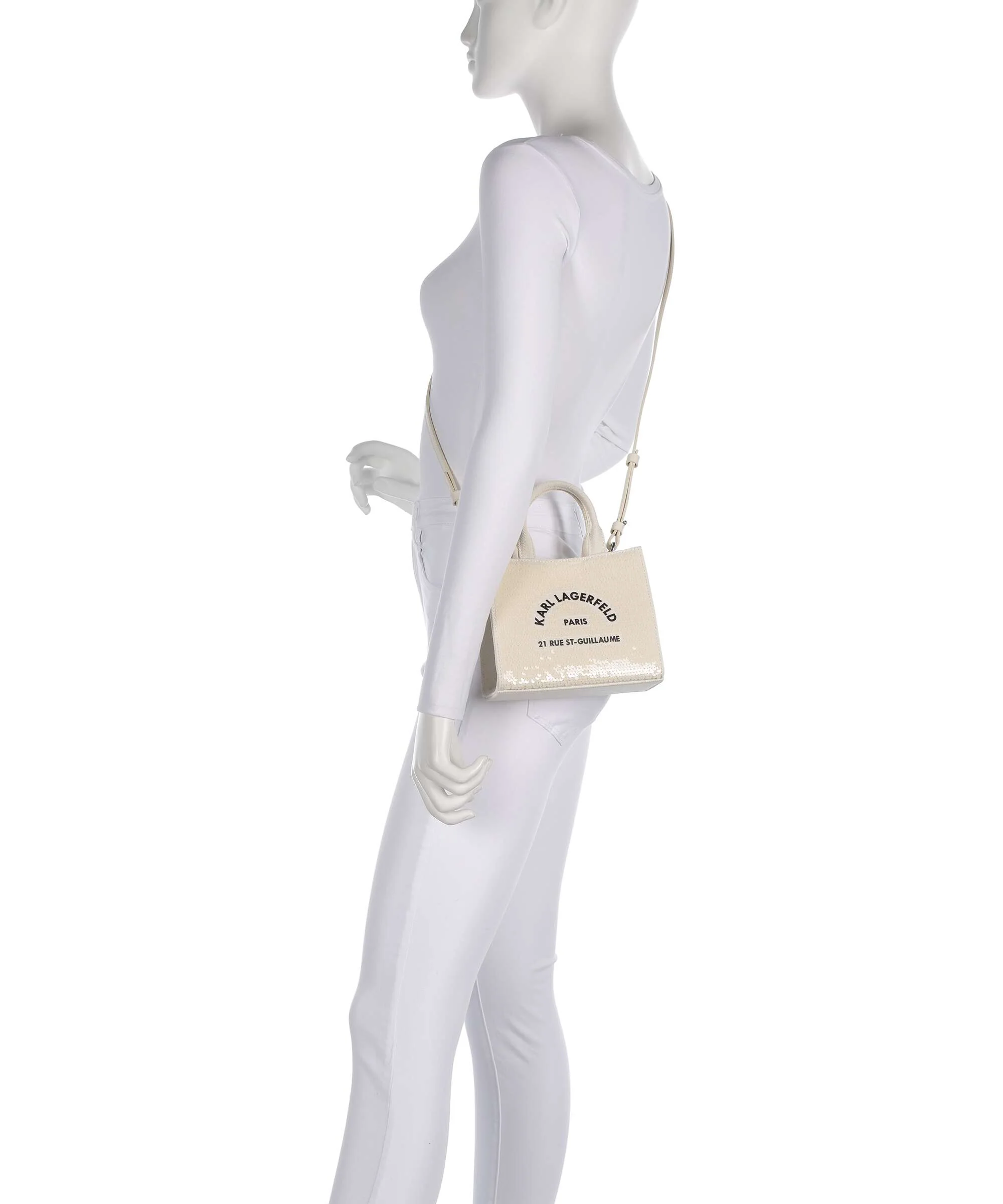 Karl Lagerfeld K/Rue St Guillaume Mini Torba przez ramię natural - Image 3