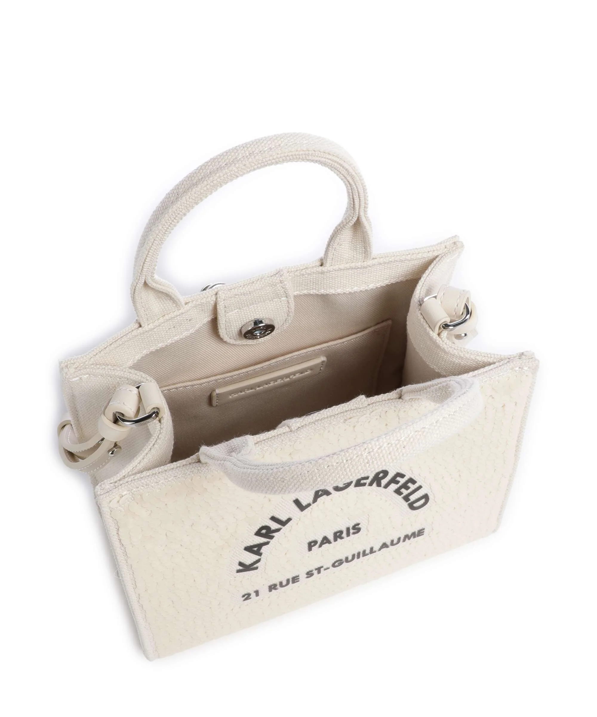 Karl Lagerfeld K/Rue St Guillaume Mini Torba przez ramię natural - Image 5