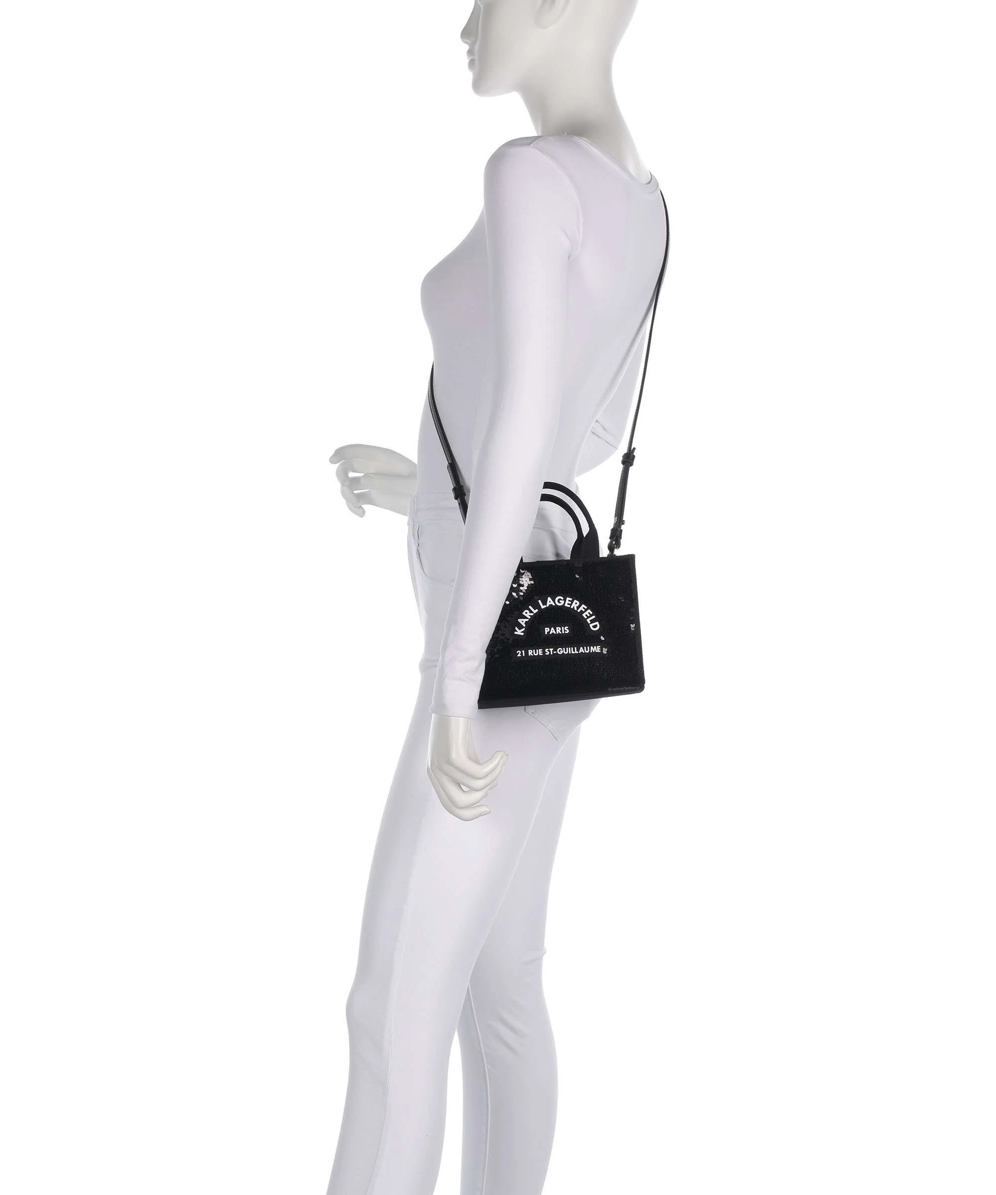 Karl Lagerfeld K/Rue St Guillaume Mini Torba przez ramię black - Image 3