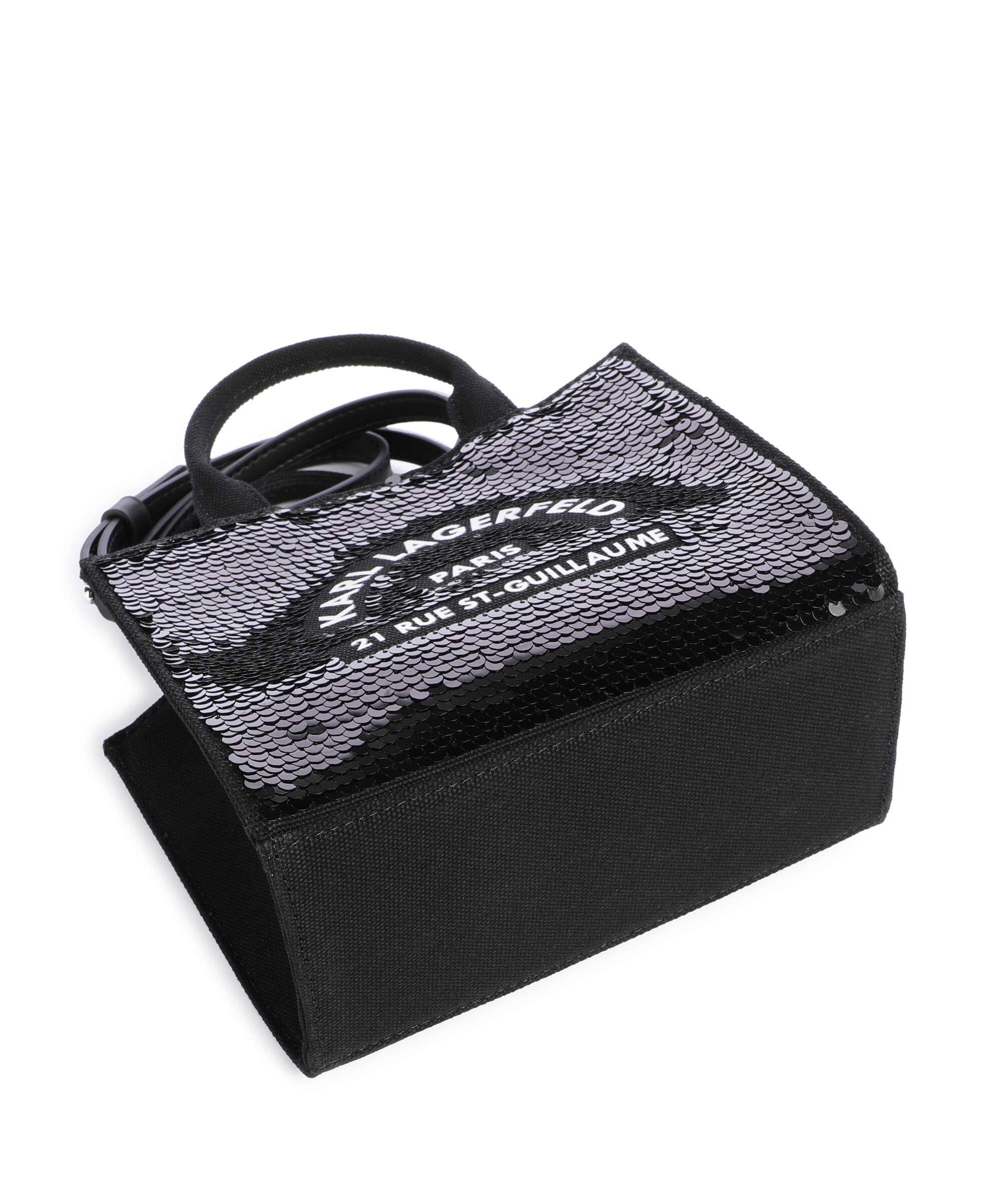 Karl Lagerfeld K/Rue St Guillaume Mini Torba przez ramię black - Image 4