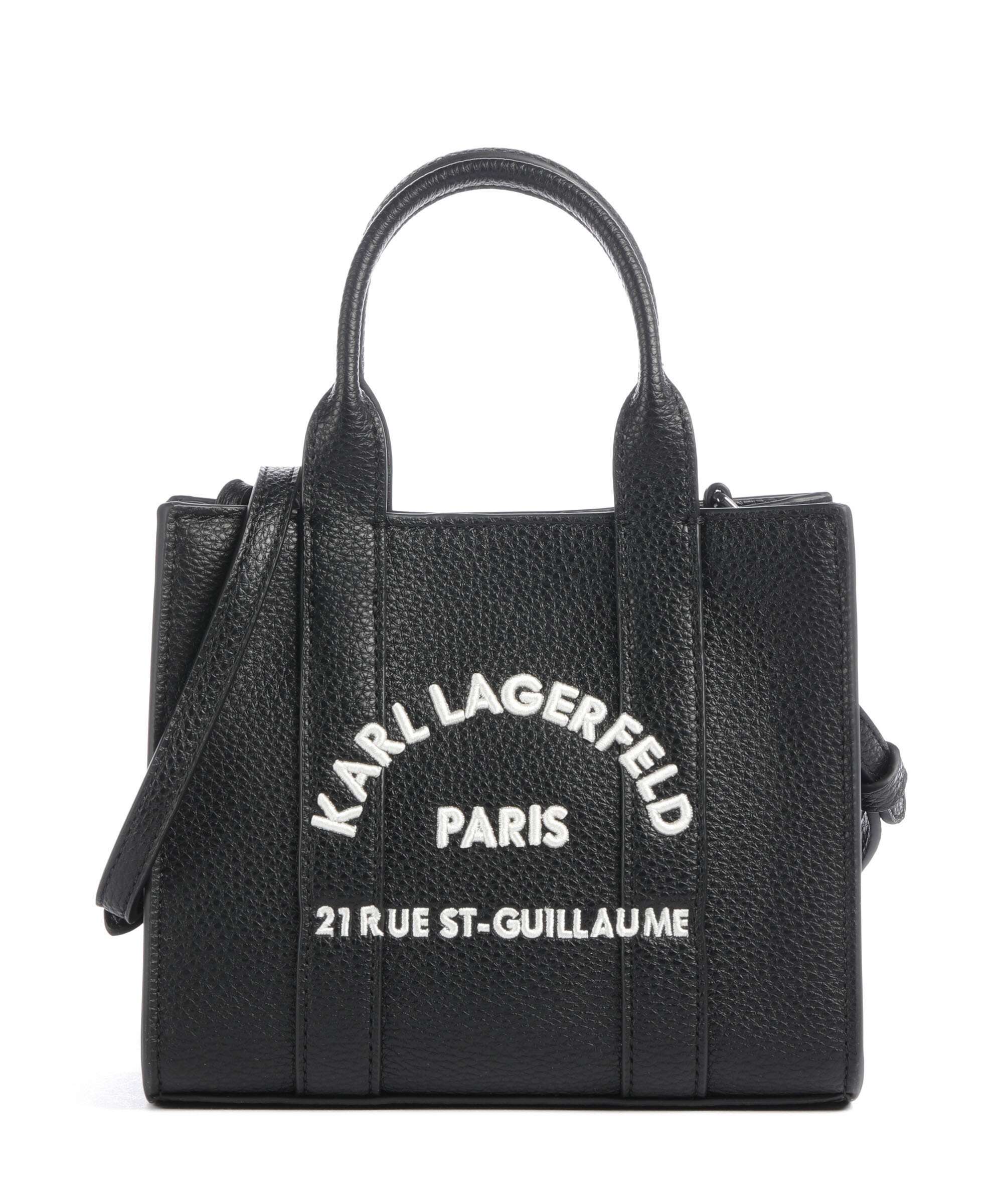 Karl Lagerfeld K/Rue St Guillaume Mini Torebka white/black
