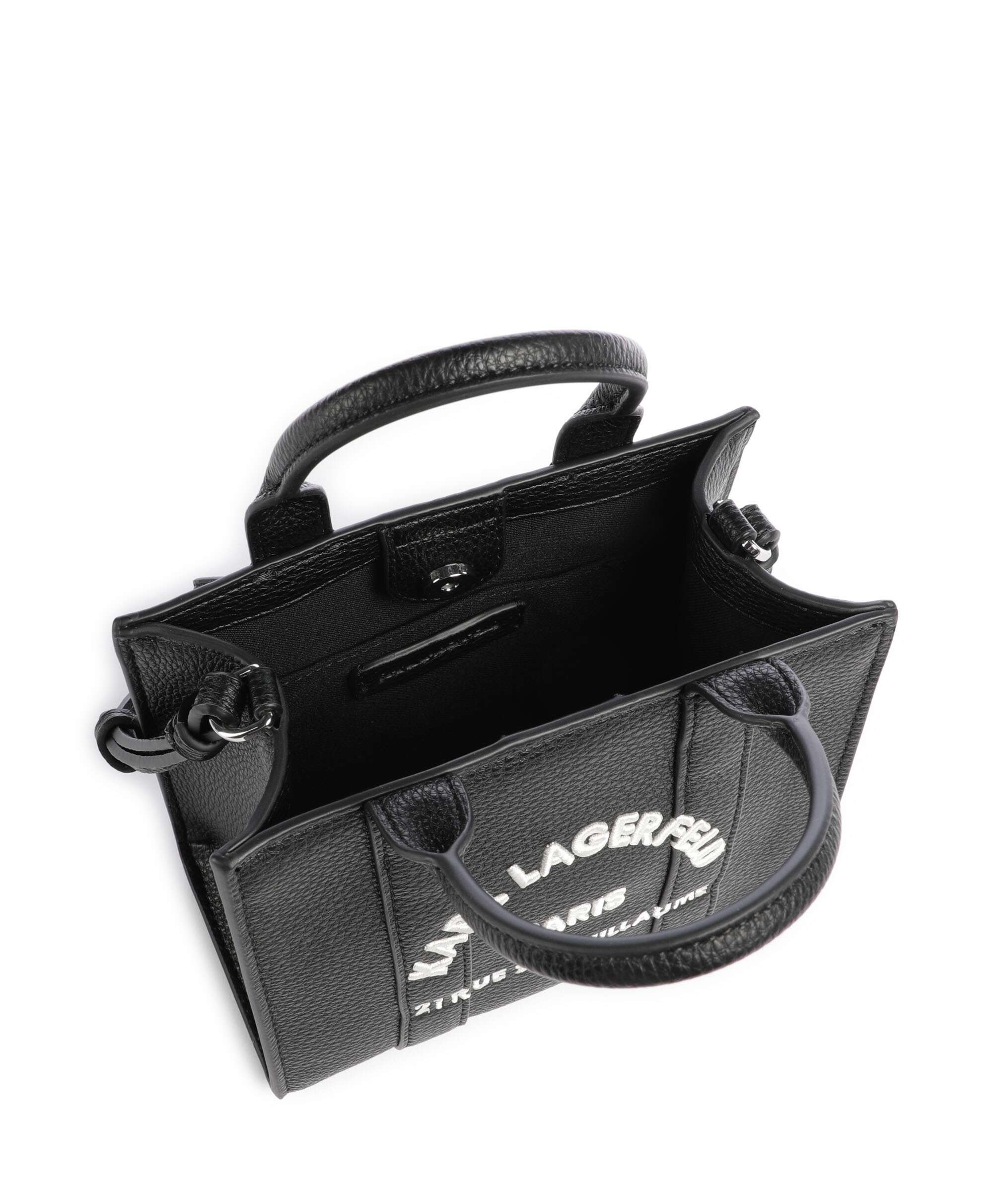 Karl Lagerfeld K/Rue St Guillaume Mini Torebka white/black - Image 6