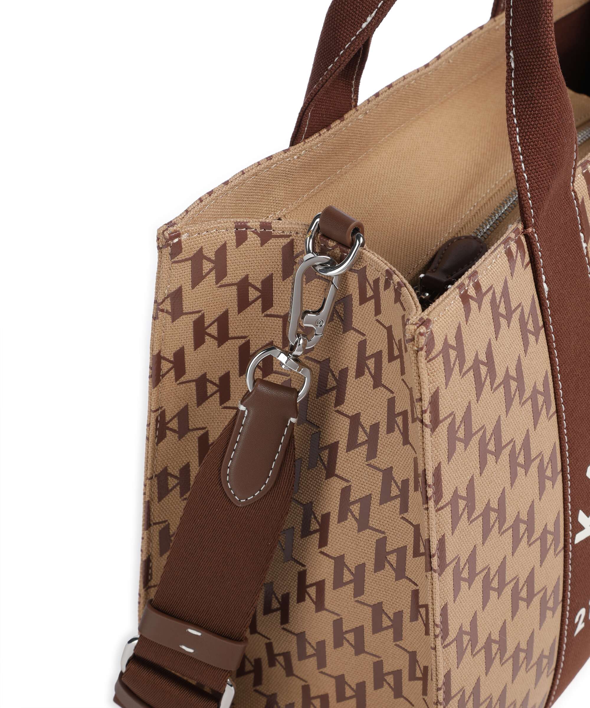 Karl Lagerfeld K/Rue St Guillaume Monogram Medium Torebka monogram nougat brown - Image 4