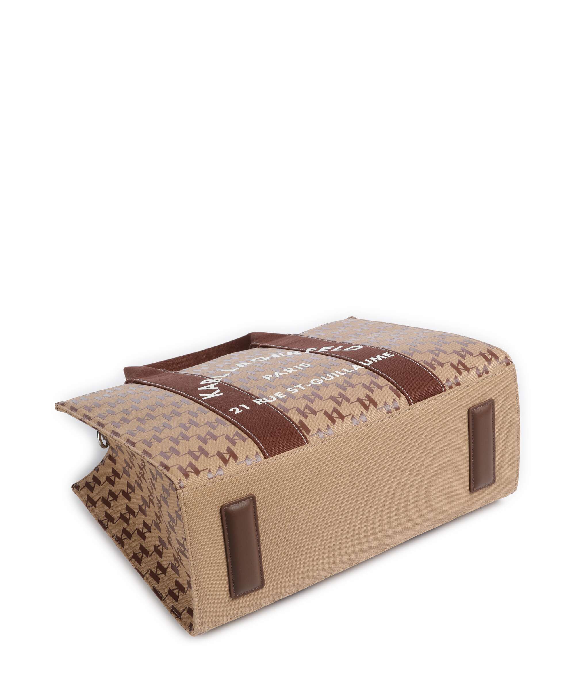 Karl Lagerfeld K/Rue St Guillaume Monogram Medium Torebka monogram nougat brown - Image 5