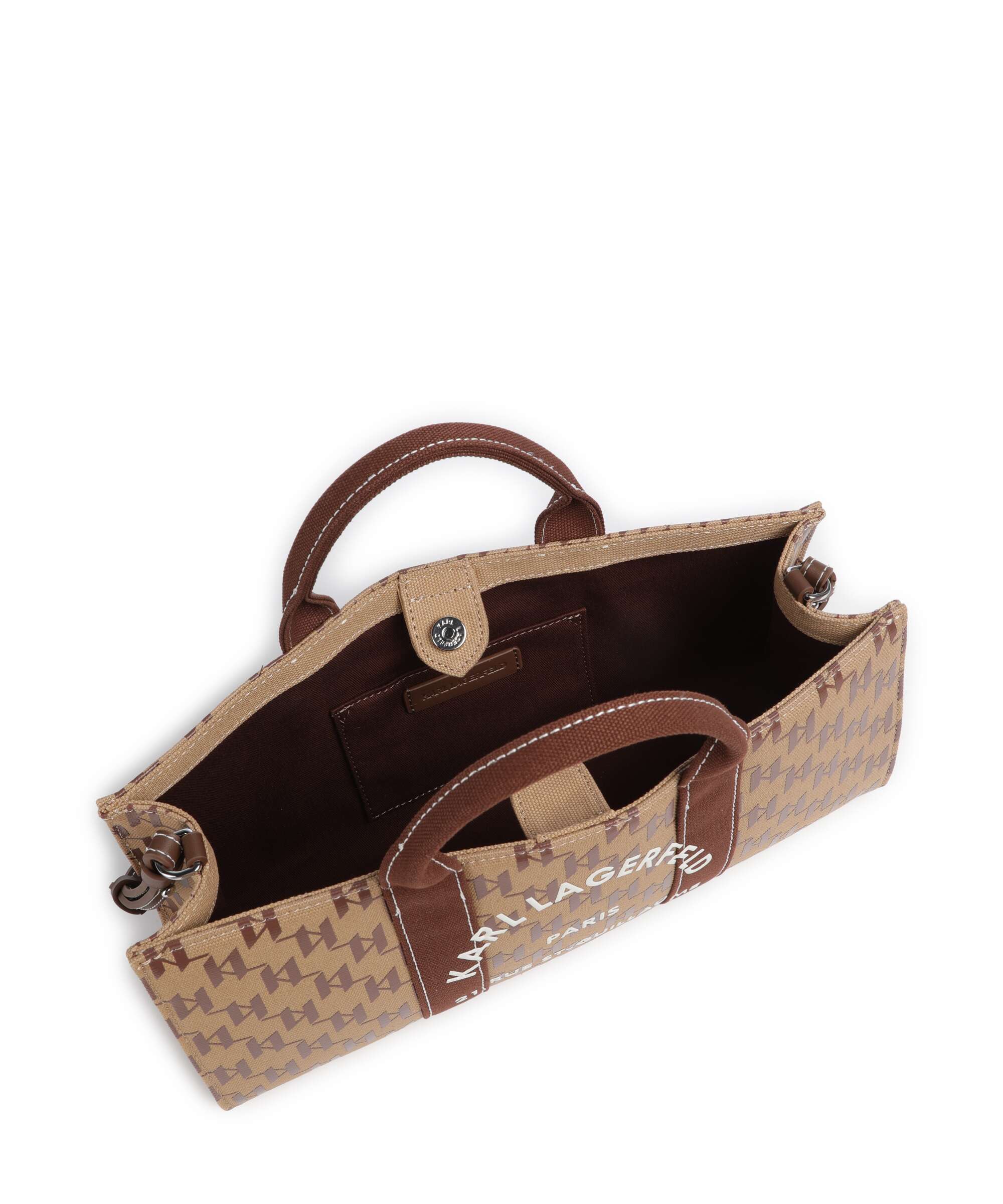 Karl Lagerfeld K/Rue St Guillaume Monogram Torebka monogram nougat brown - Image 7