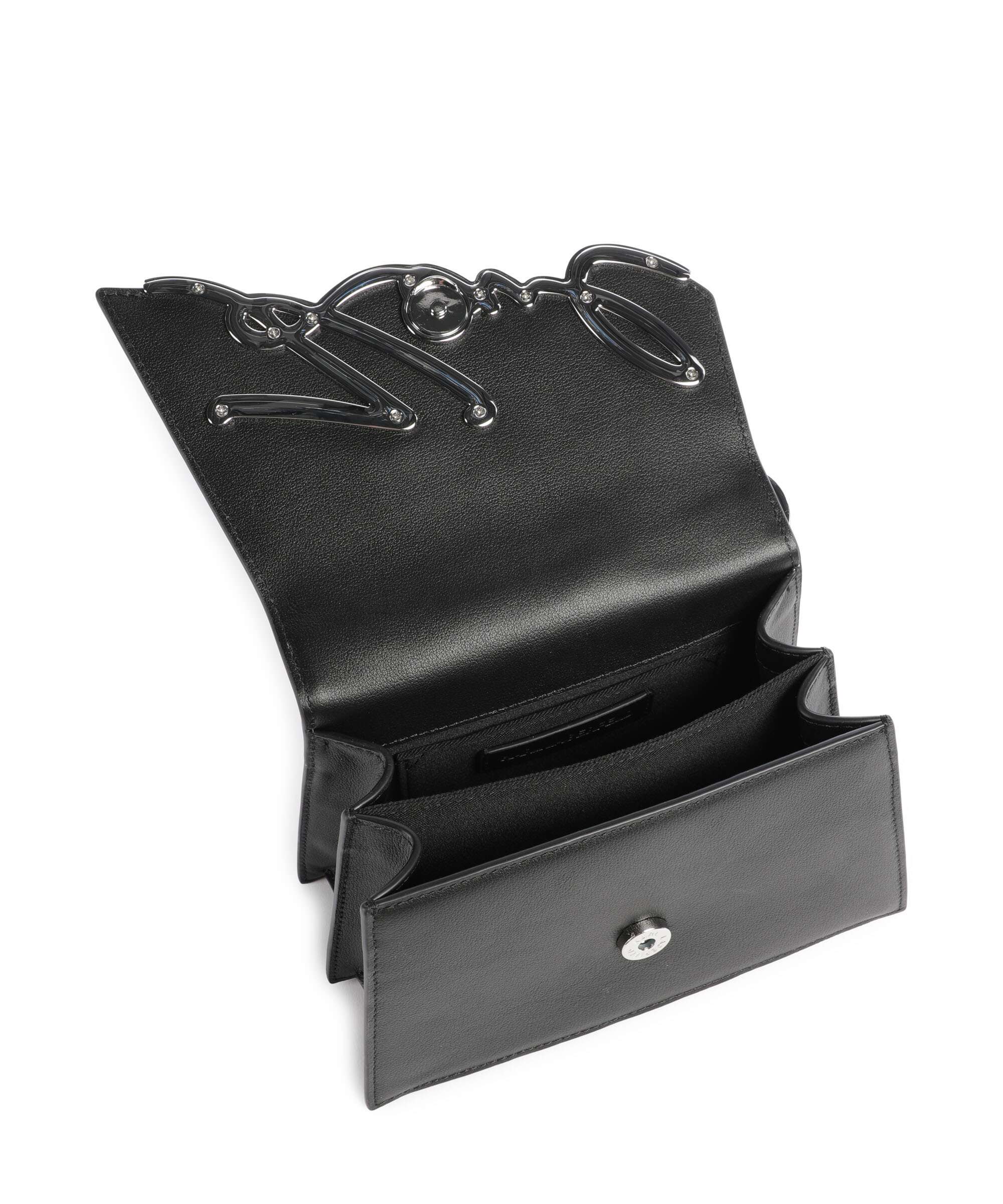 Karl Lagerfeld K/Signature 2.0 Small Pearls Torebka white/black - Image 6