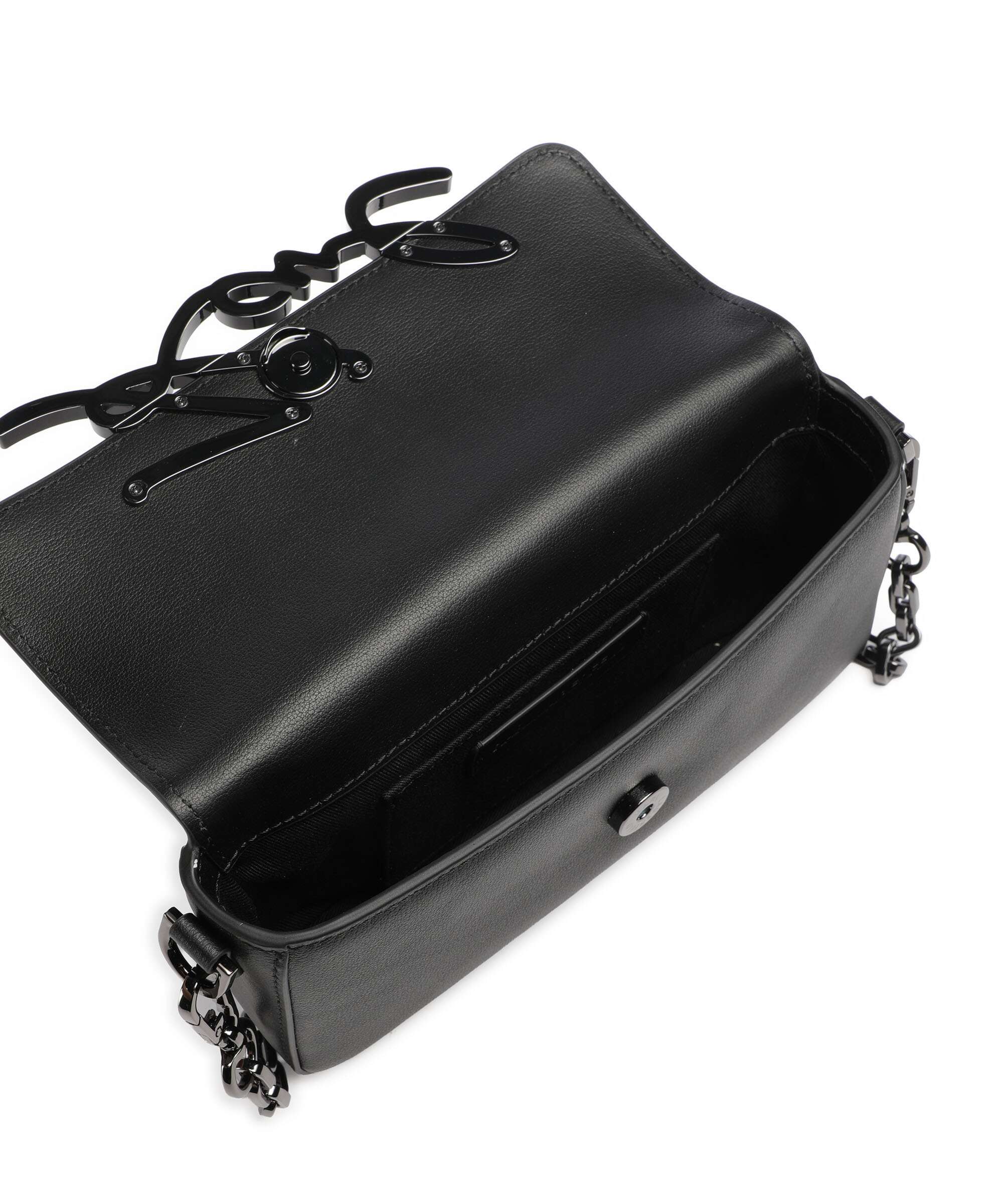 Karl Lagerfeld K/Signature 2.0 Small Torba na ramię black/gunmetal - Image 7