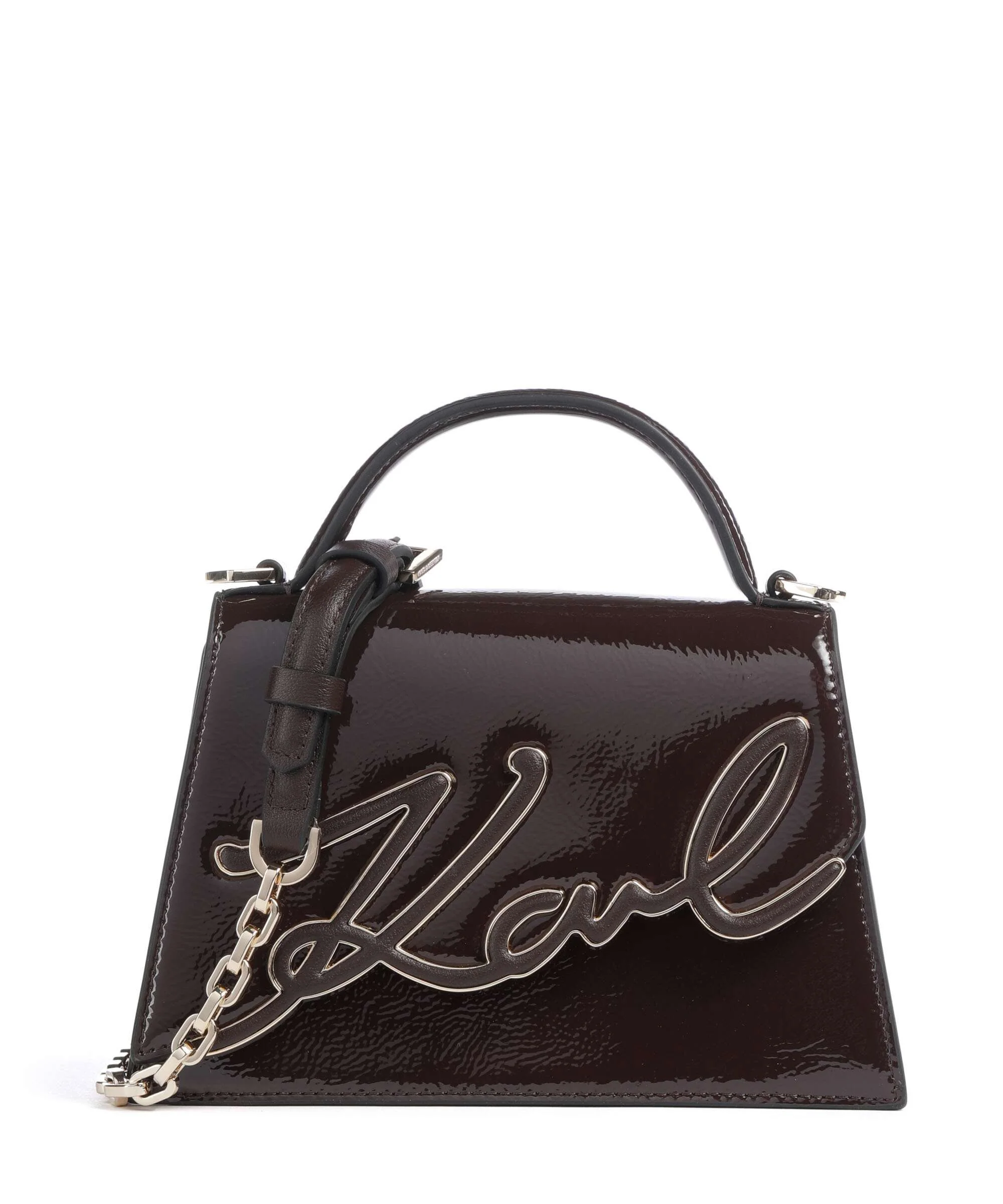 Karl Lagerfeld K/Signature 2.0 Small Torba przez ramię tobacco