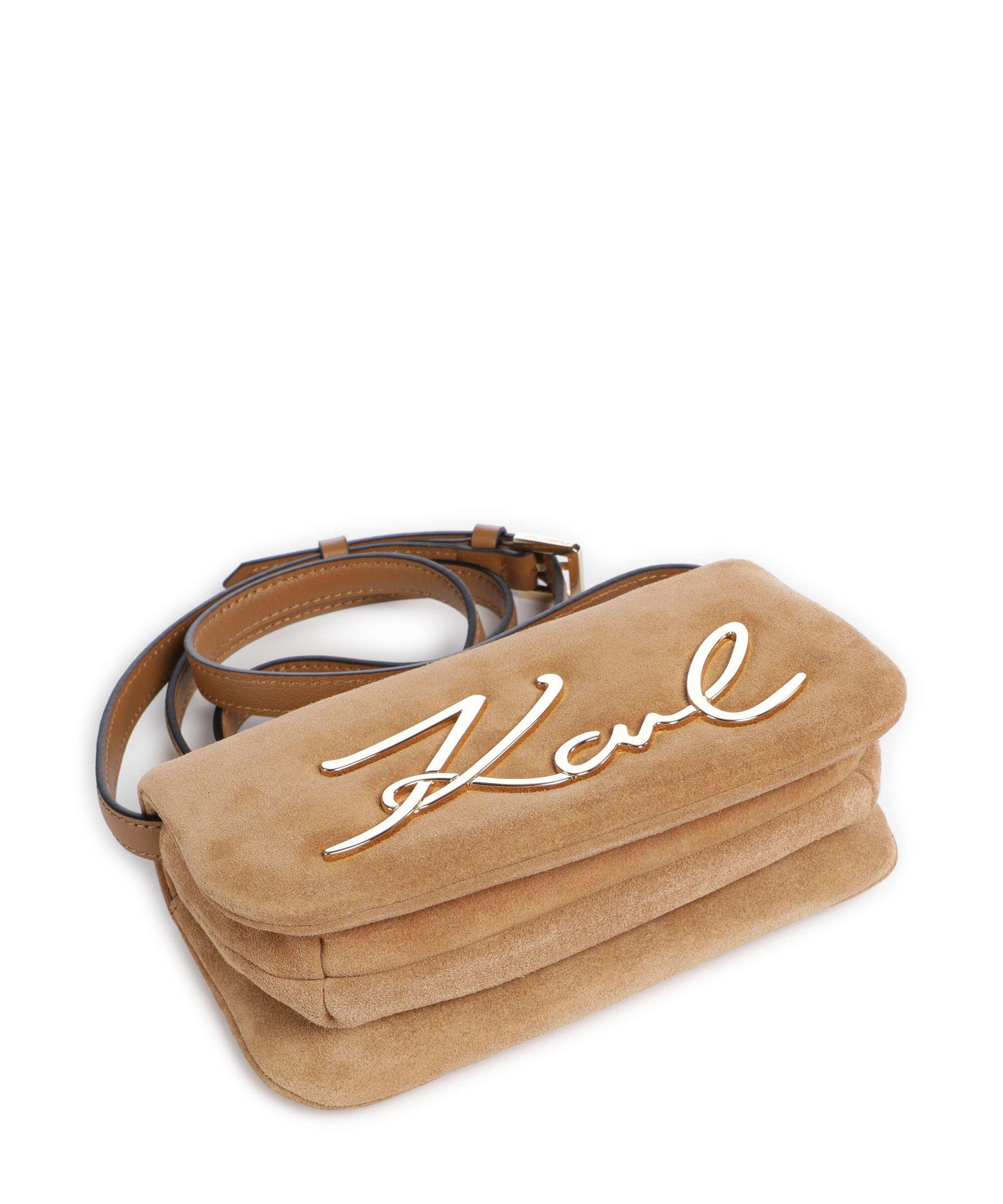 Karl Lagerfeld K/Signature 2.0 Soft Torba przez ramię caramel - Image 4