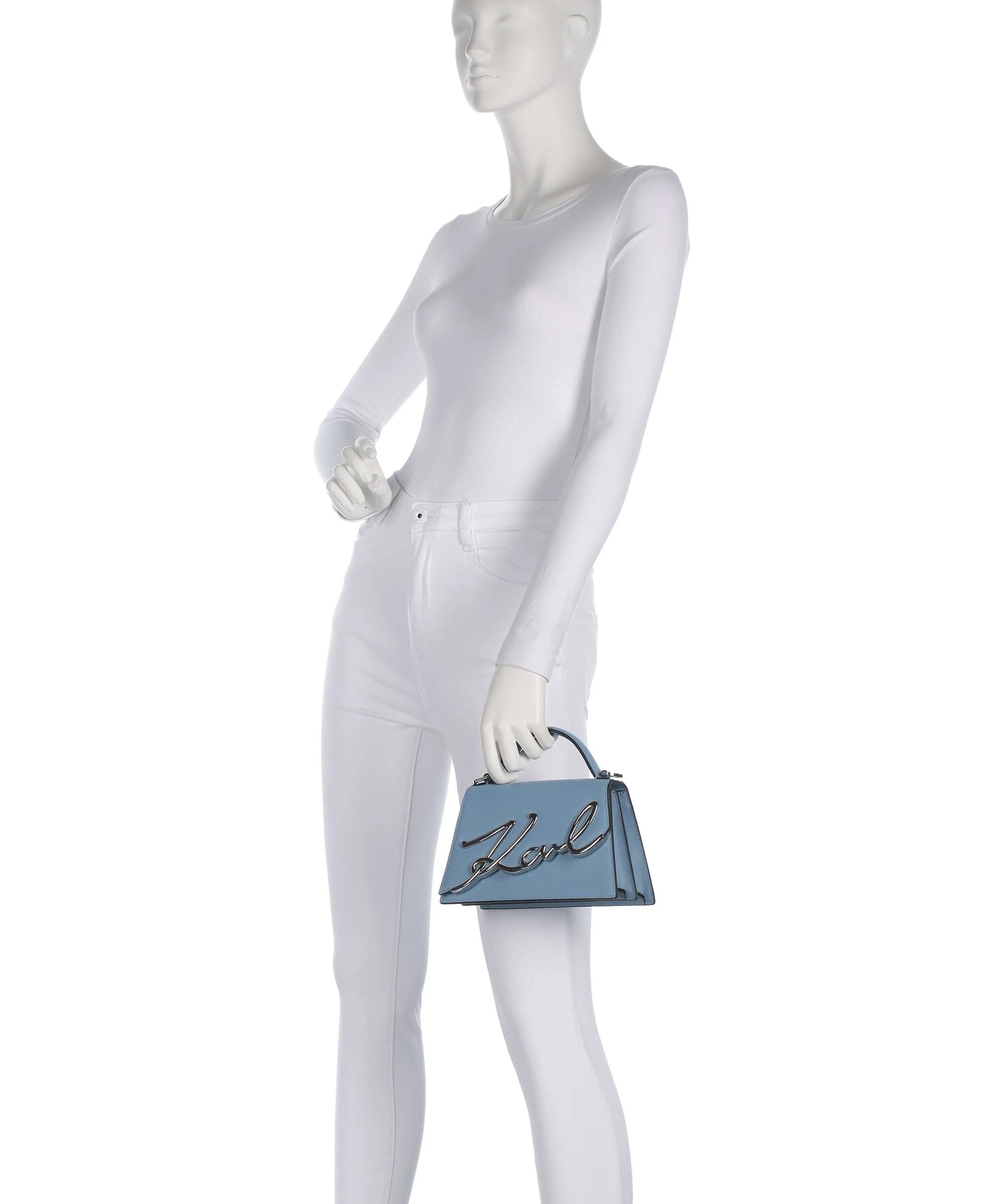 Karl Lagerfeld K/Signature 2.0 Torba przez ramię blue bloom - Image 3