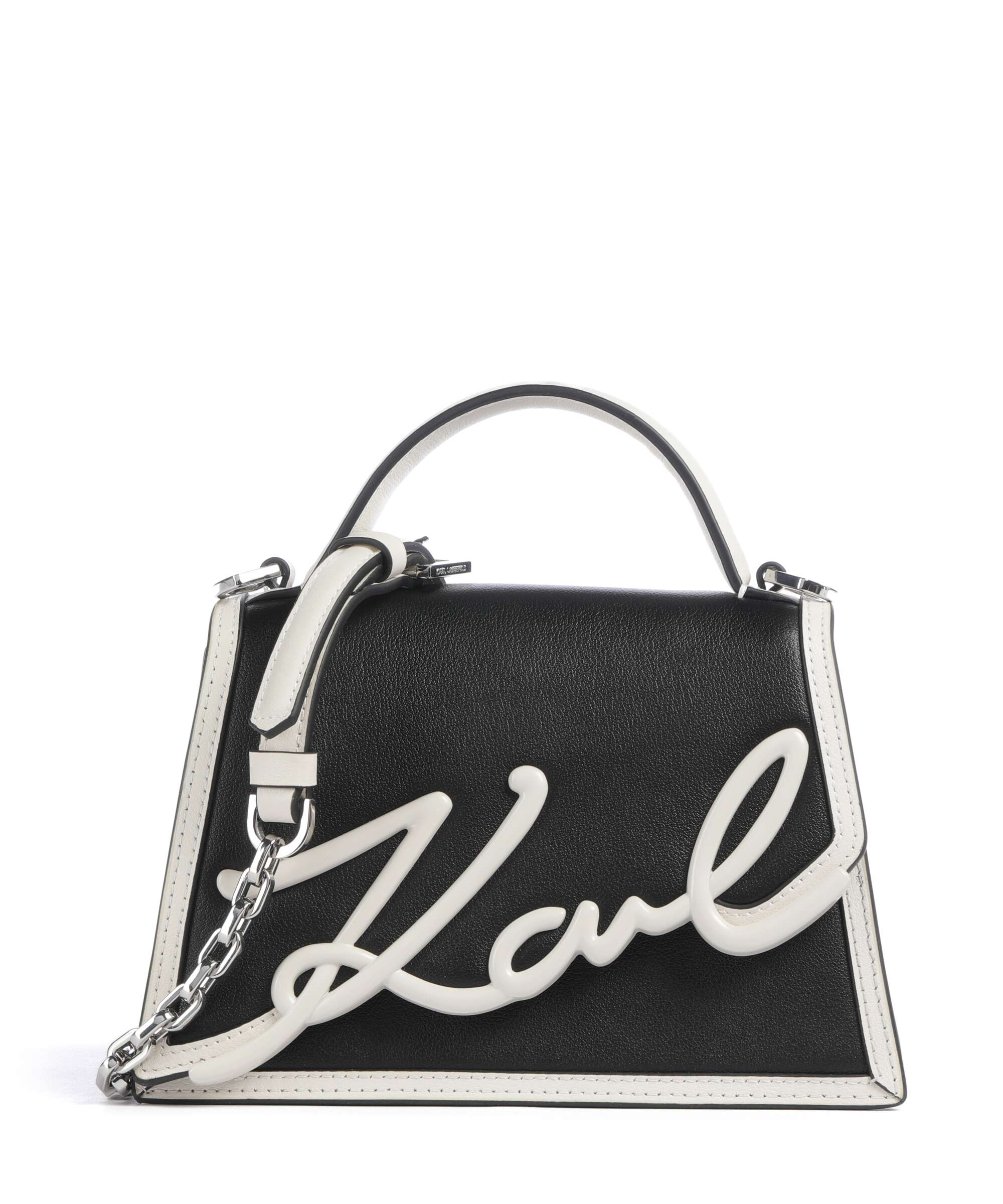 Karl Lagerfeld K/Signature 2.0 Torba przez ramię black/white