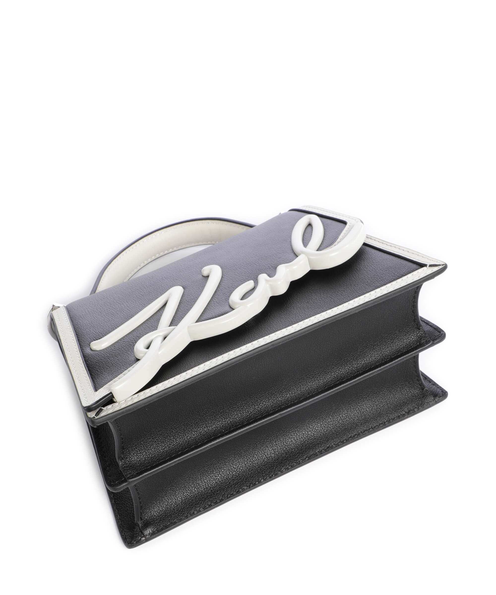 Karl Lagerfeld K/Signature 2.0 Torba przez ramię black/white - Image 5
