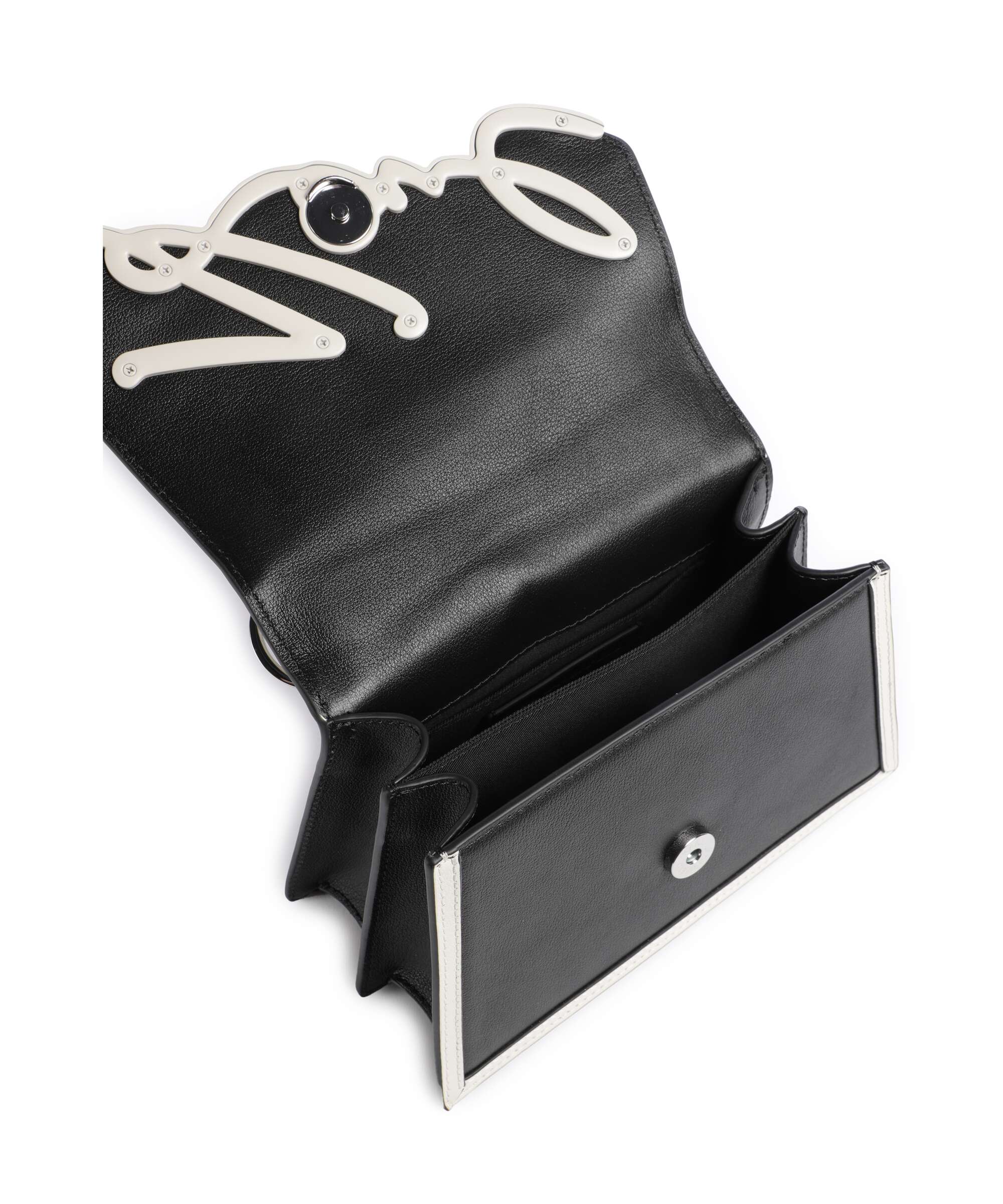Karl Lagerfeld K/Signature 2.0 Torba przez ramię black/white - Image 6