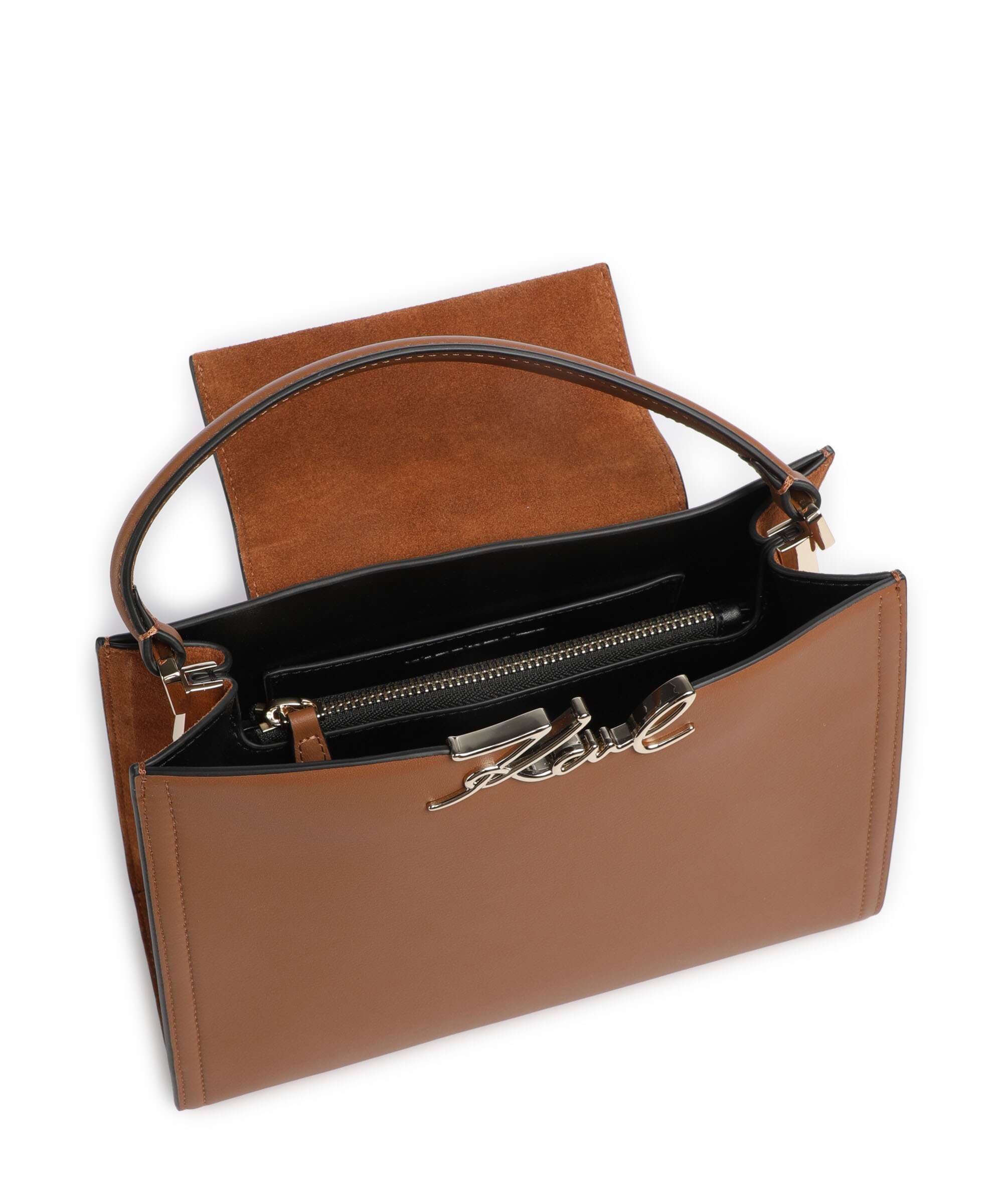 Karl Lagerfeld K/Signature Medium Torebka dark tan - Image 5