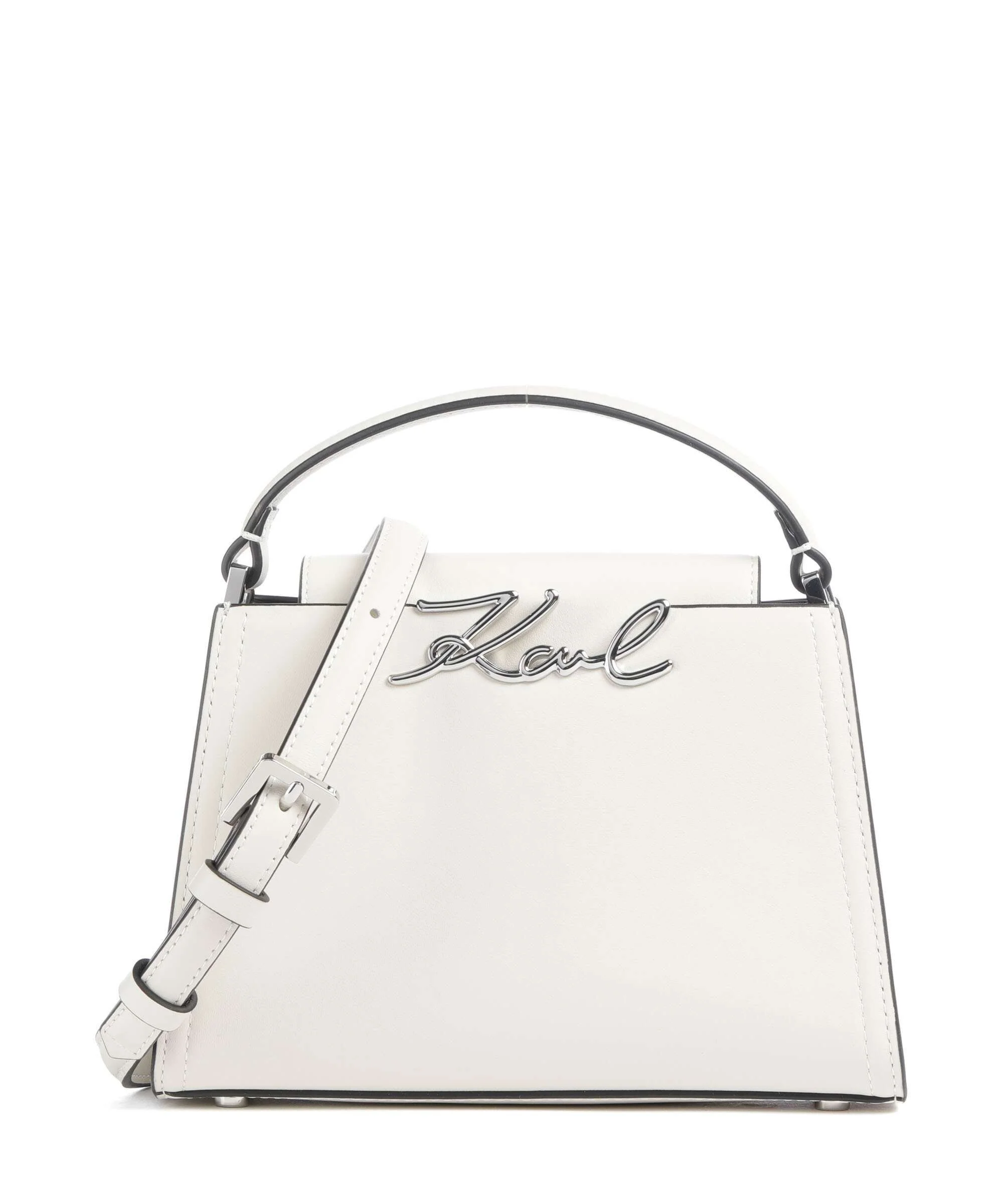 Karl Lagerfeld K/Signature Mini Torebka off white