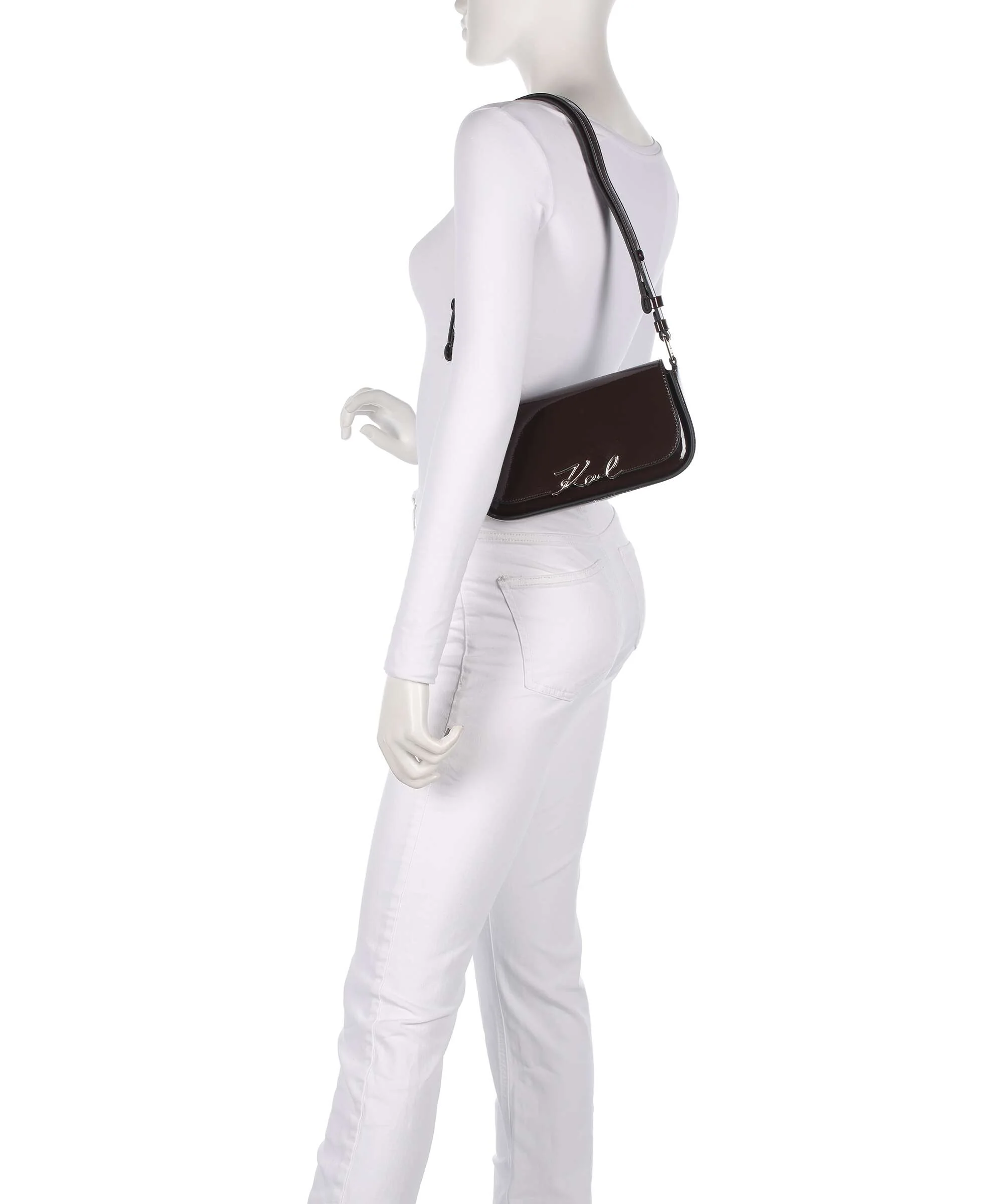 Karl Lagerfeld K/Signature Torba na ramię tobacco - Image 3