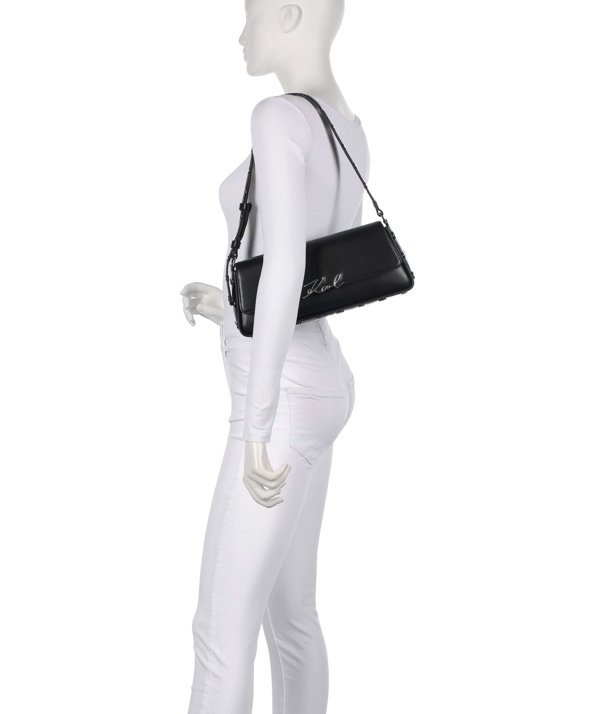 Karl Lagerfeld K/Signature Torba na ramię black embellishment - Image 3