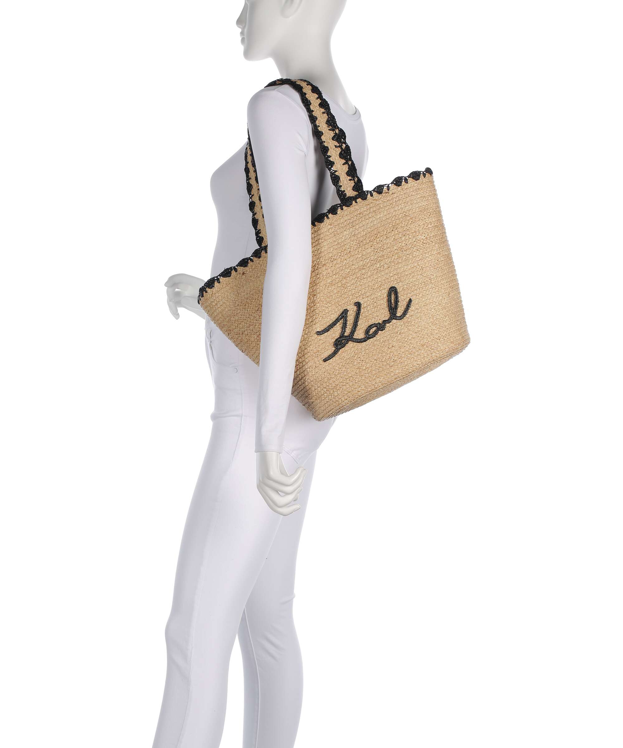 Karl Lagerfeld K/Signature Torba na zakupy natural - Image 3