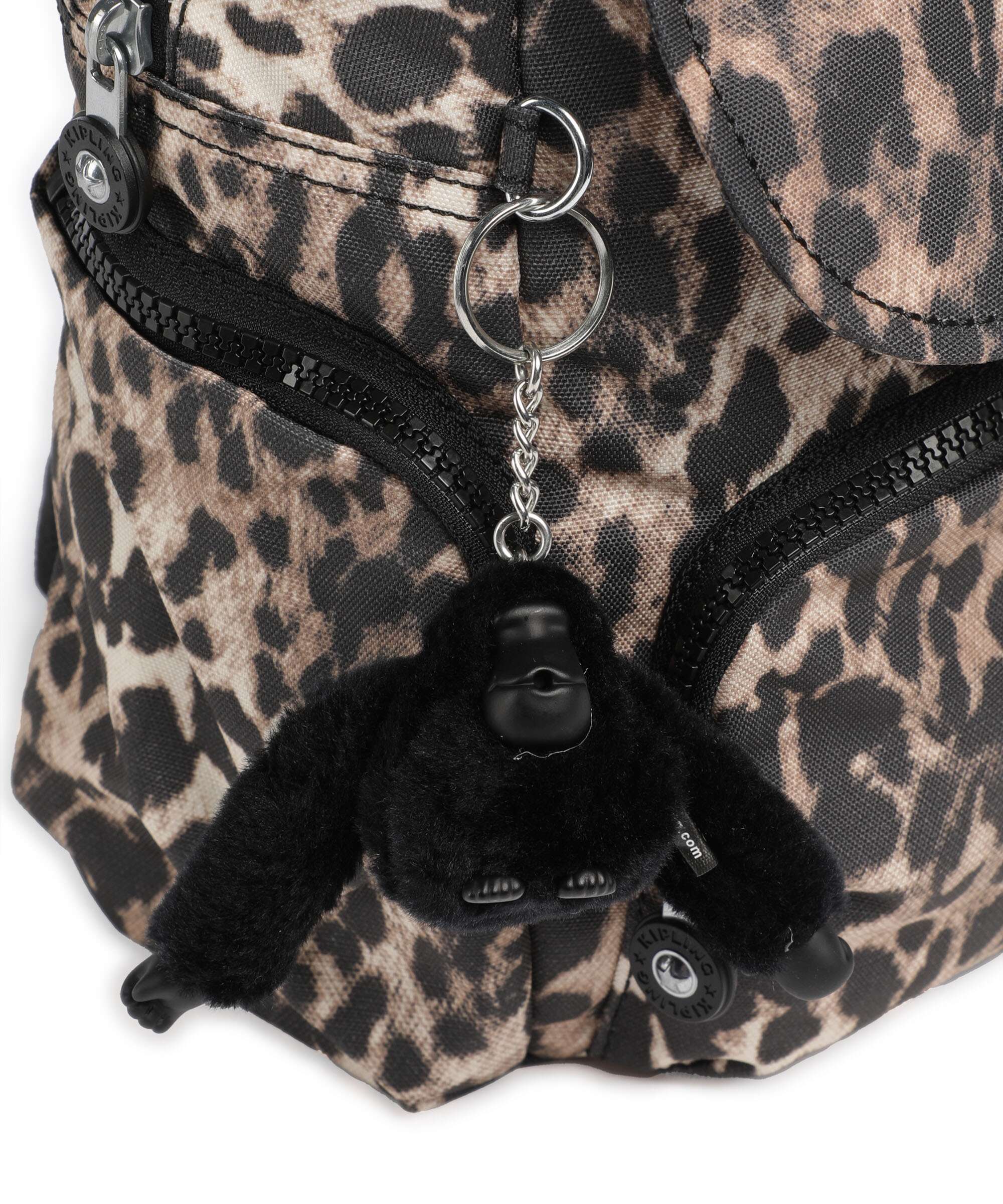 Kipling Basic City Zip Mini Plecak wild leopard - Image 4