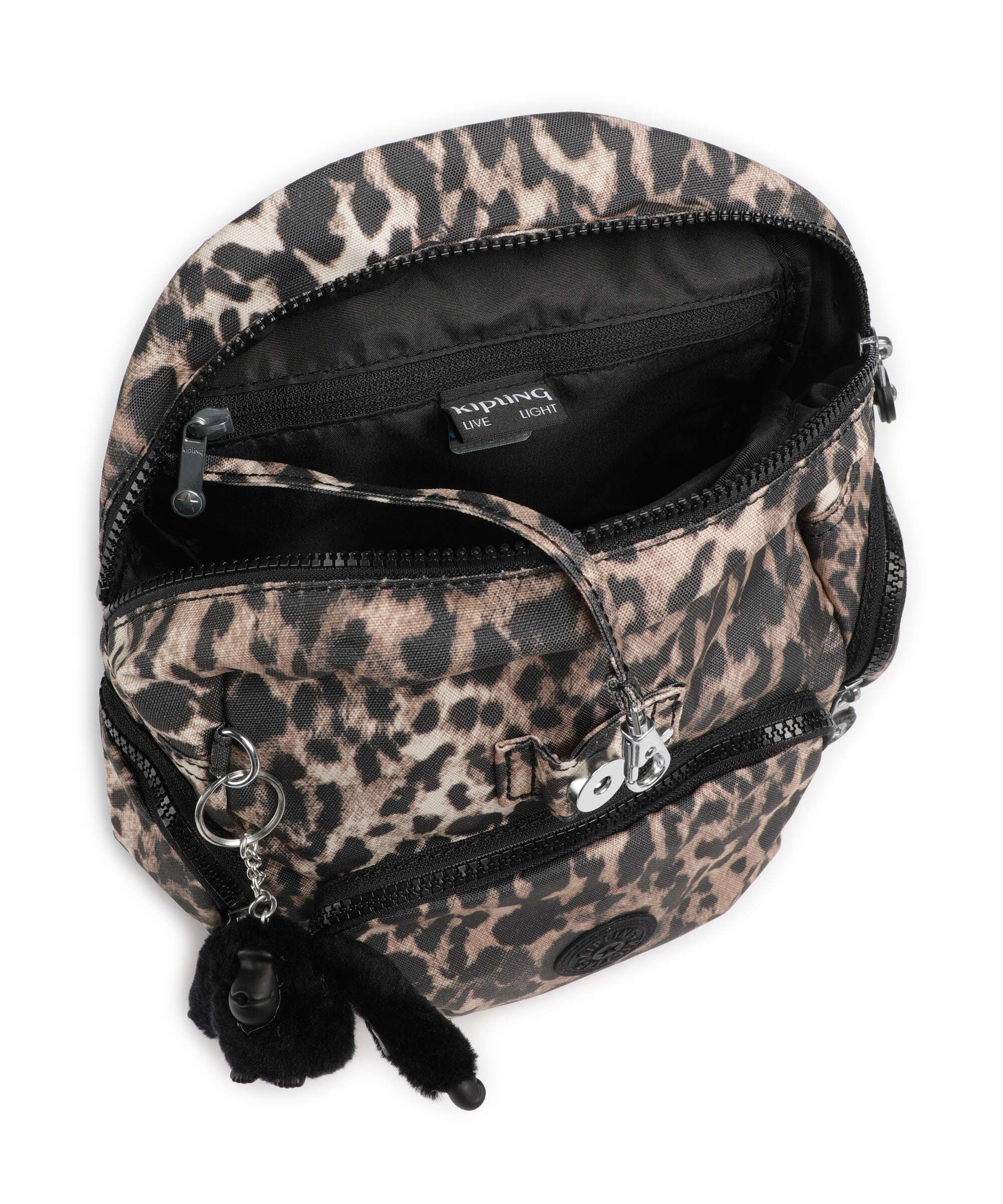 Kipling Basic City Zip Mini Plecak wild leopard - Image 5