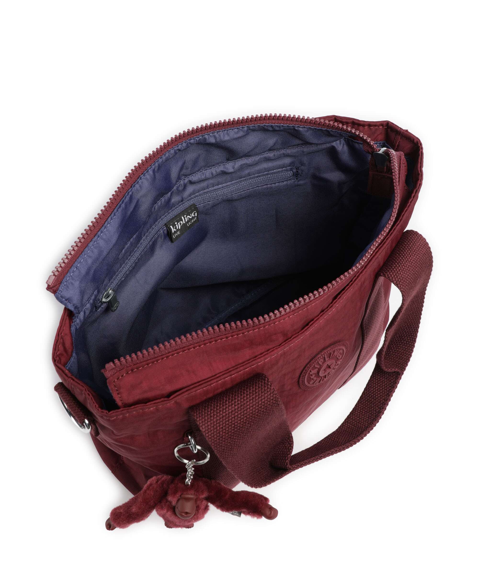 Kipling Basic Minta M Torebka lounge wine - Image 5