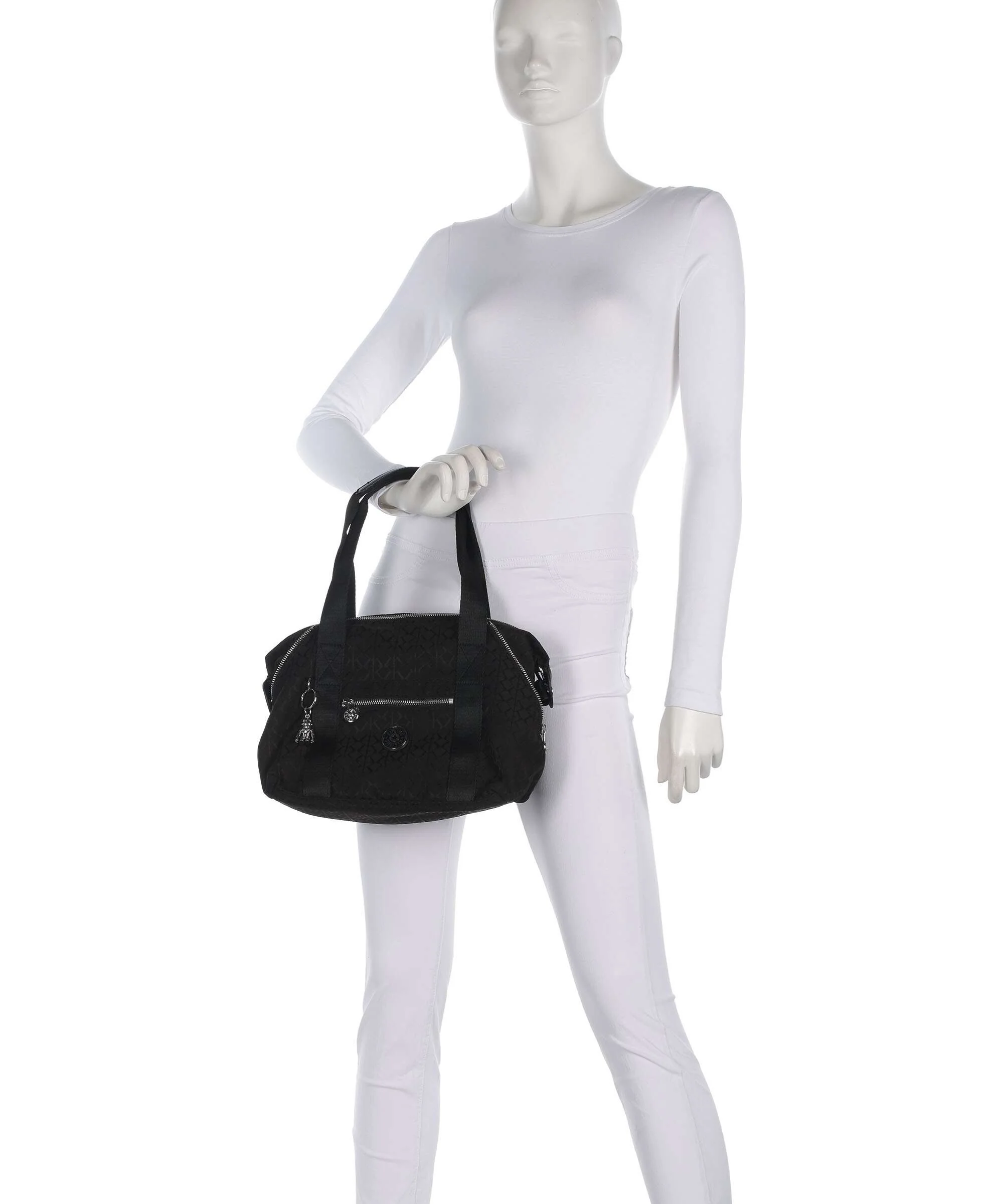 Kipling Elevated Art Mini Torebka noir sign jq - Image 3