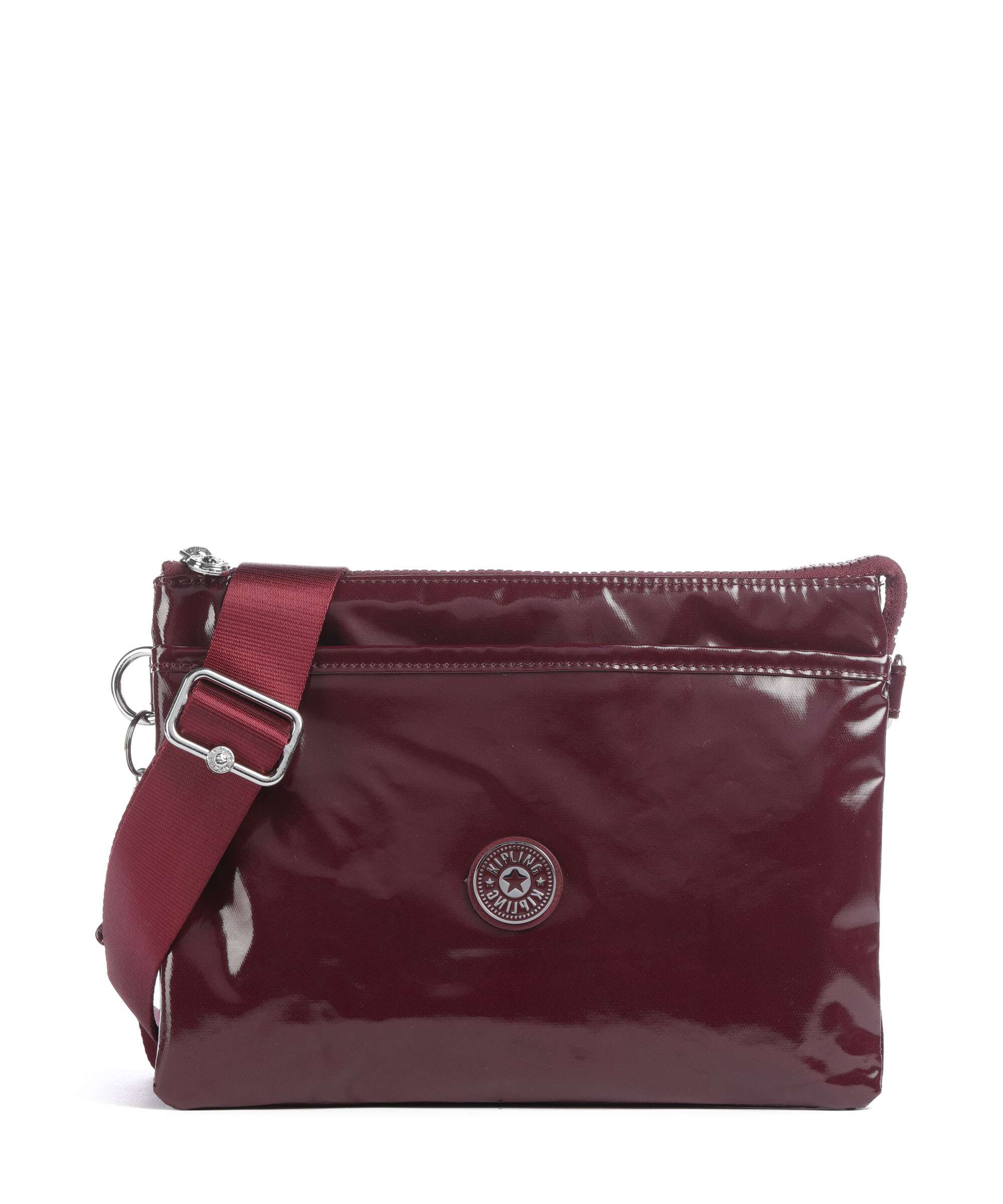 Kipling Elevated Riri L Torba przez ramię high gloss wine