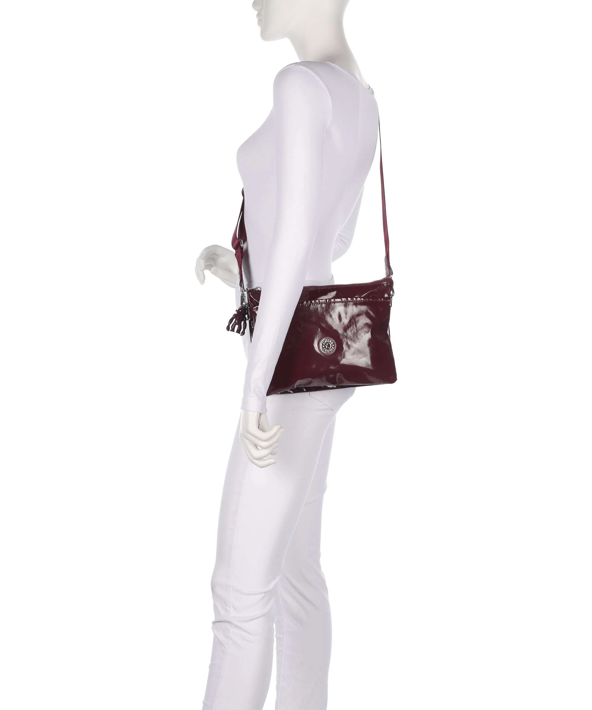 Kipling Elevated Riri L Torba przez ramię high gloss wine - Image 3