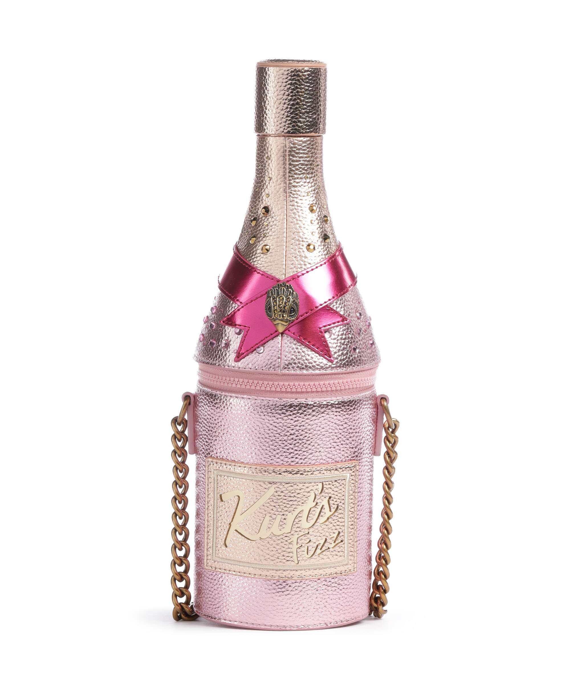 Kurt Geiger Champagne Bottle Torba przez ramię pink